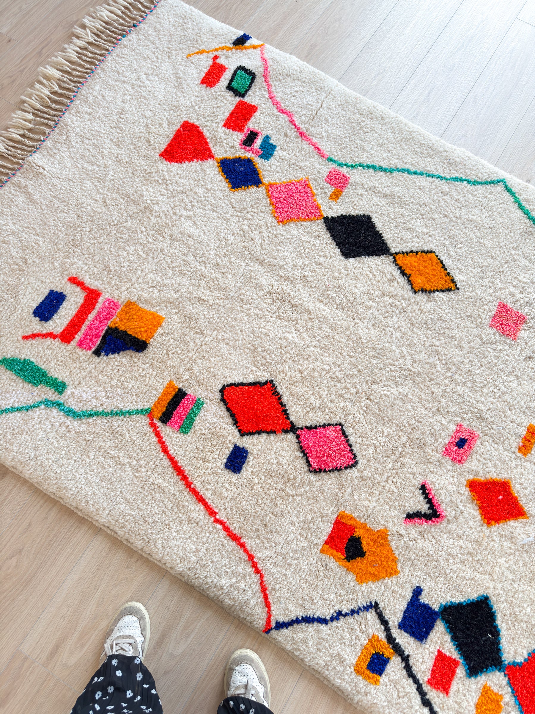 Colorful Berber Rug 150 x 300 cm - n°1891