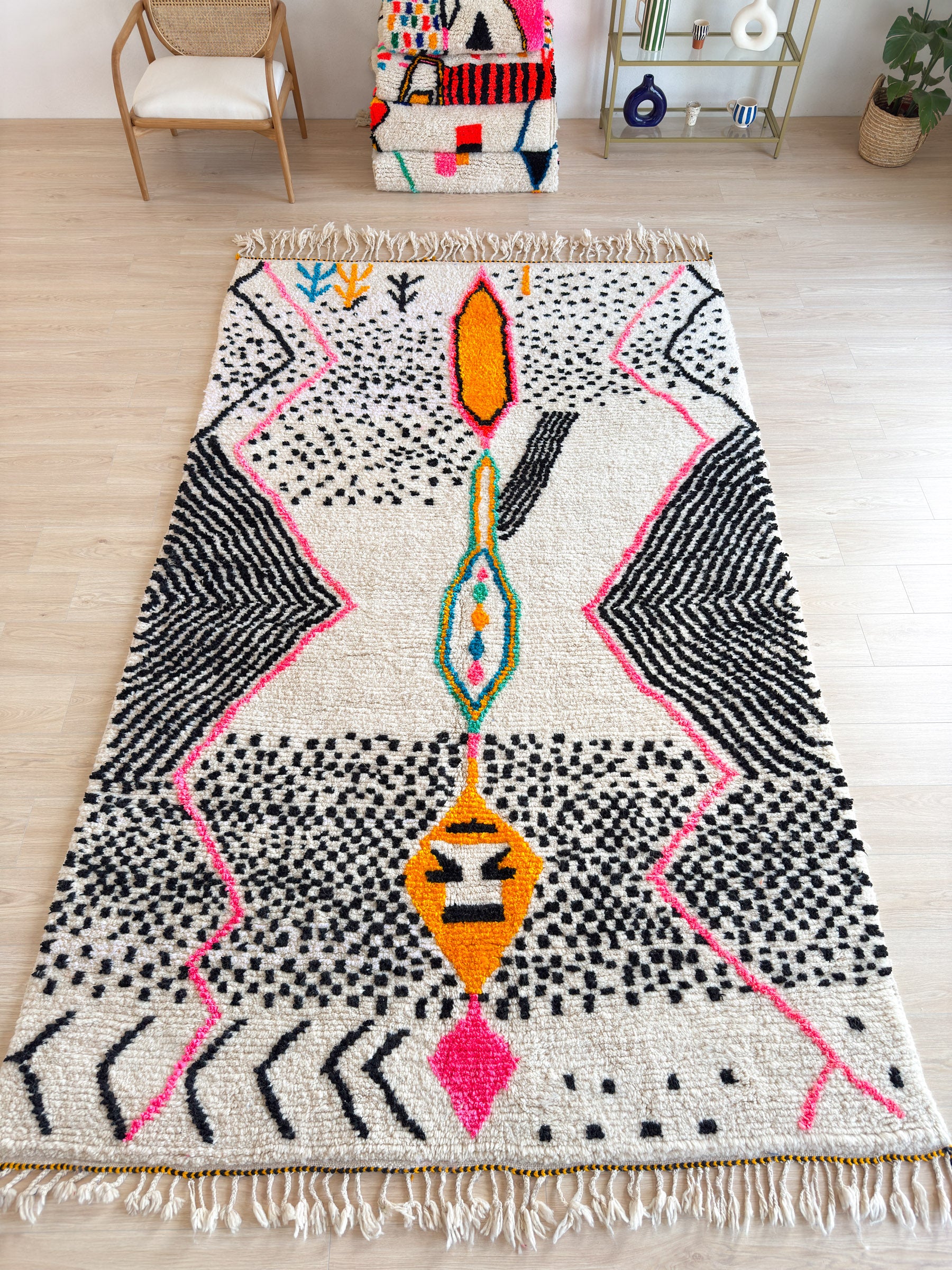 Colorful Berber Rug 202 x 362 cm - n°1902