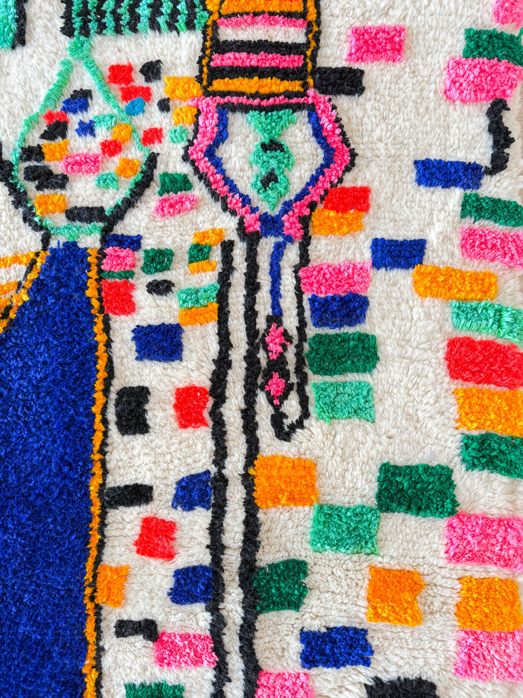 Colorful Berber rug 157 x 221 cm - n°1953