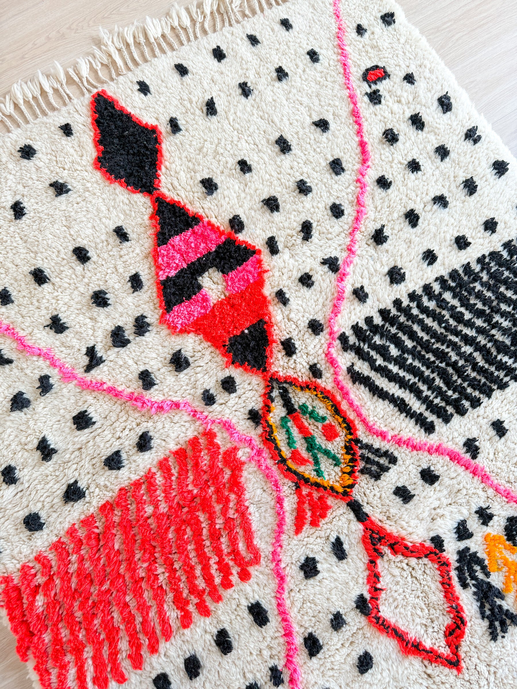 Colorful Berber rug 163 x 245 cm - n°1985