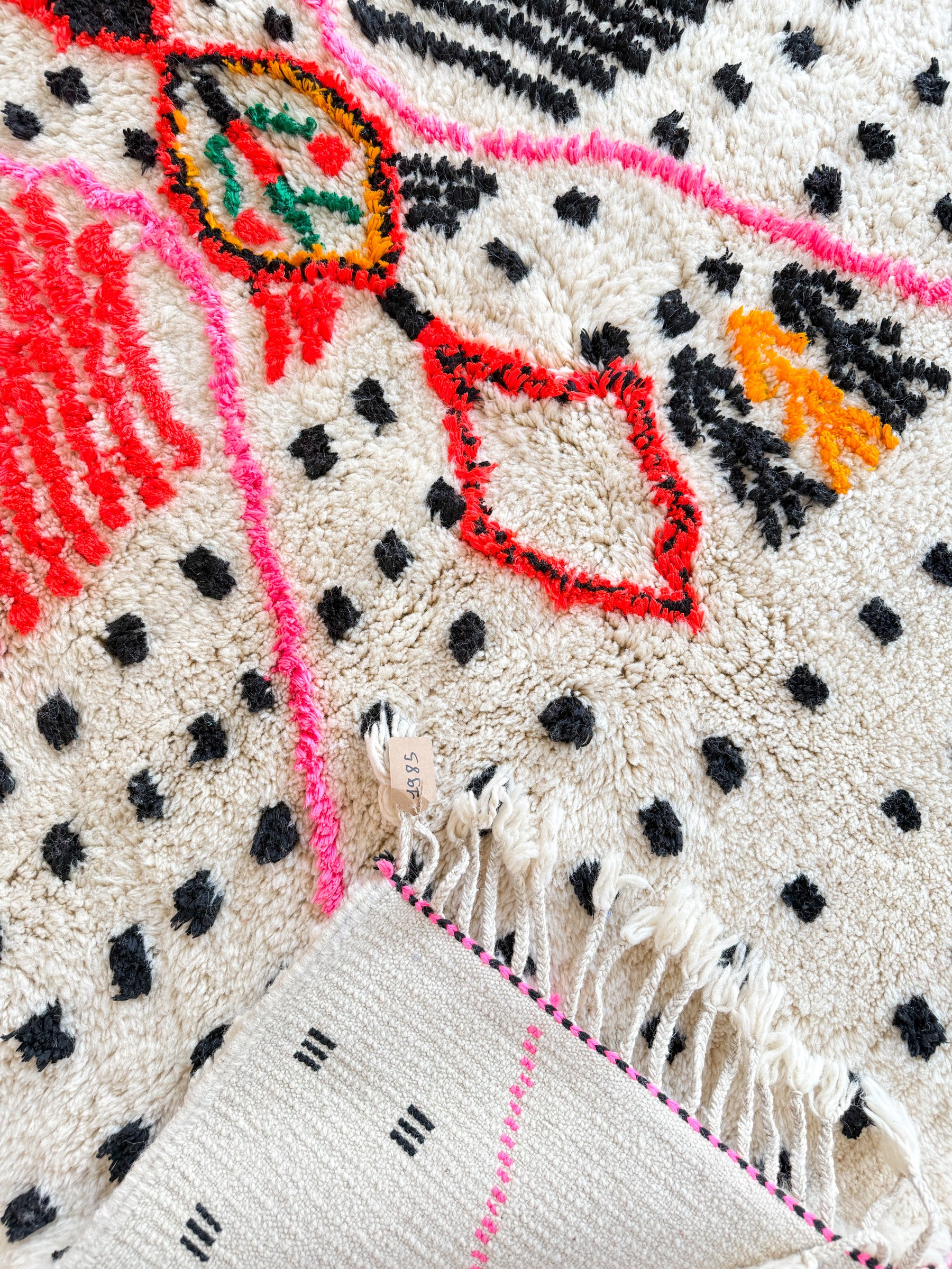 Colorful Berber rug 163 x 245 cm - n°1985