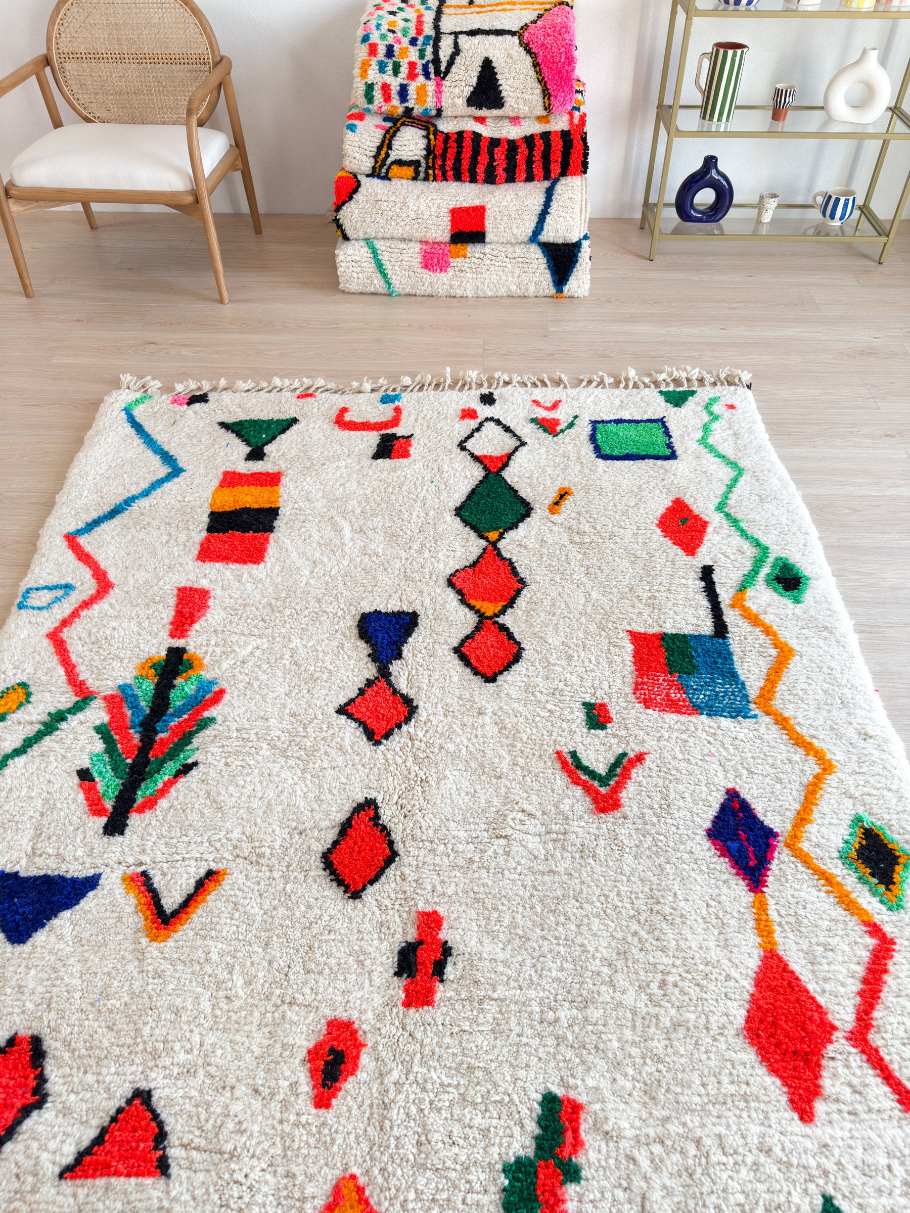 Colorful Berber Rug 175 x 288 cm - n°1767