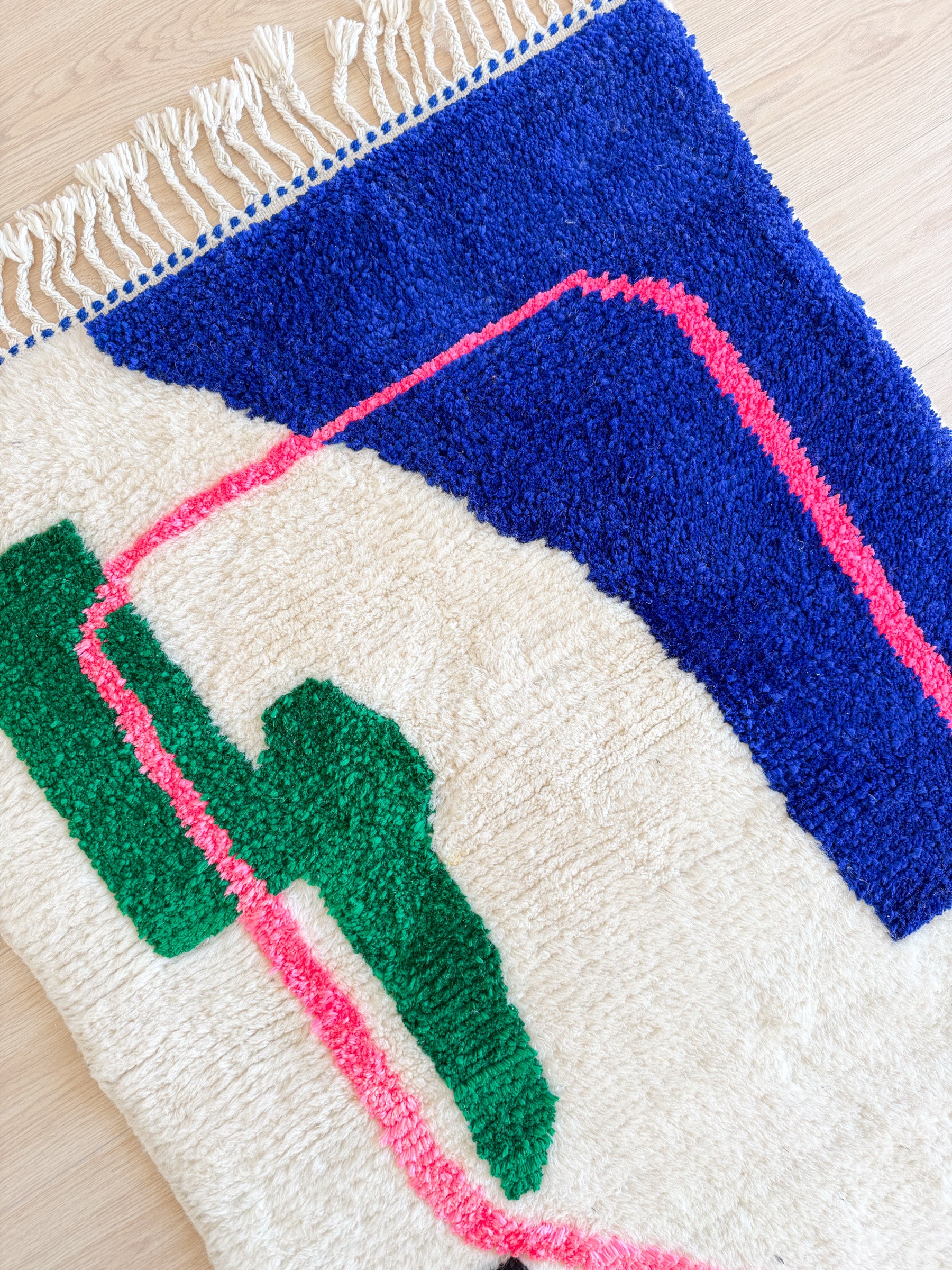 Tapis berbère coloré 99 x 162 cm - n°2463