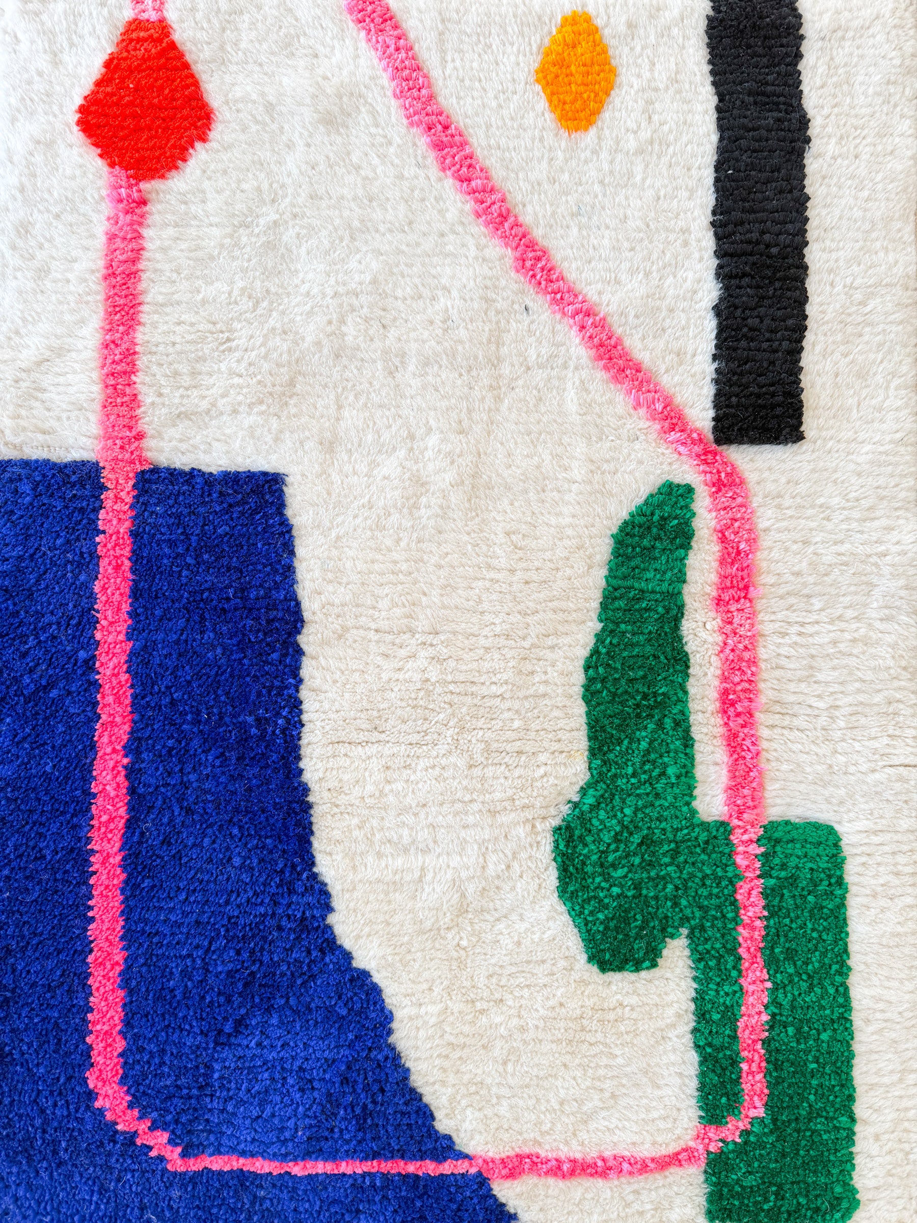 Tapis berbère coloré 99 x 162 cm - n°2463