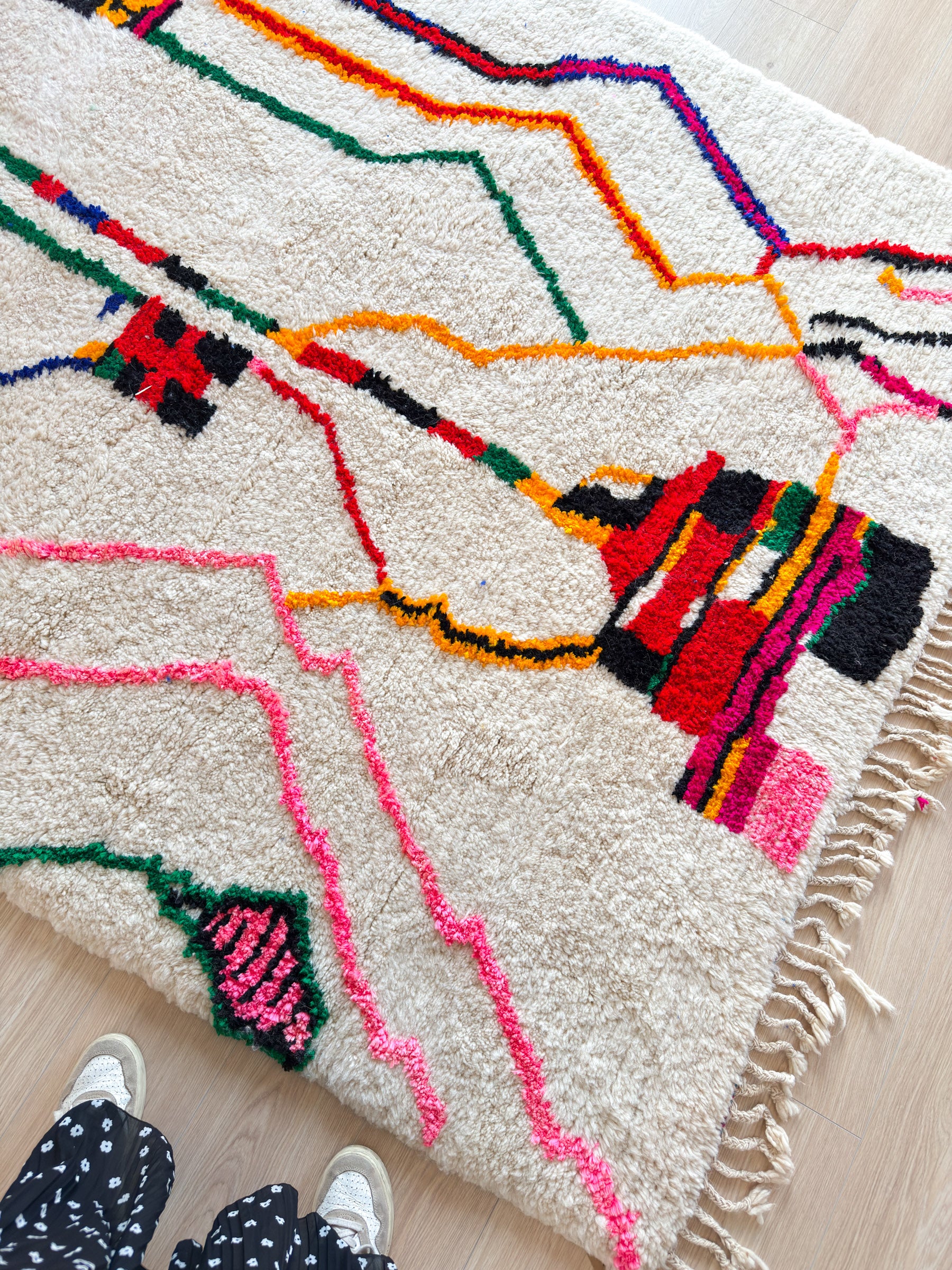 Colorful Berber Rug 185 x 296 cm - n°1619