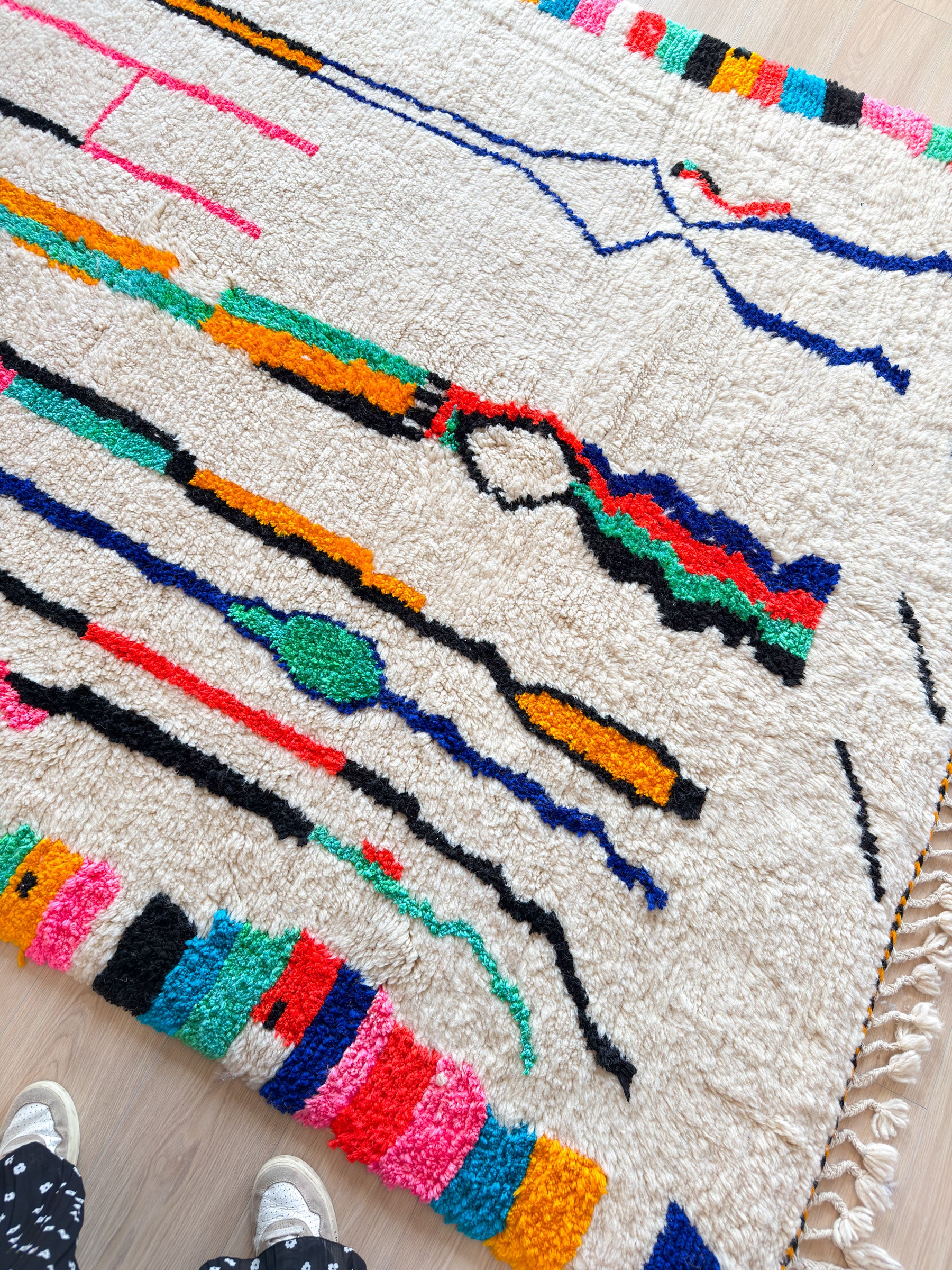 Colorful Berber Rug 202 x 346 cm - n°1757