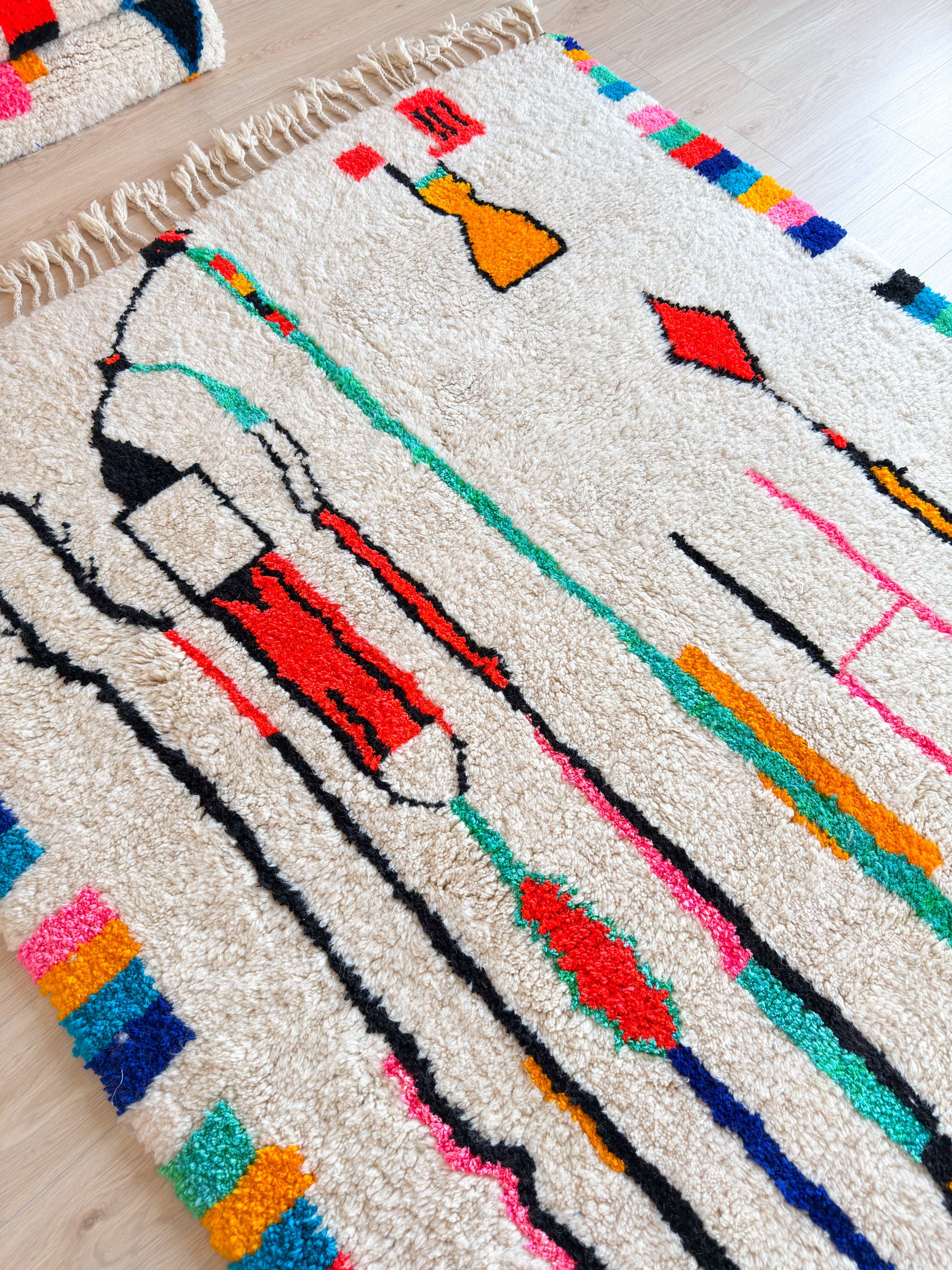 Colorful Berber Rug 202 x 346 cm - n°1757