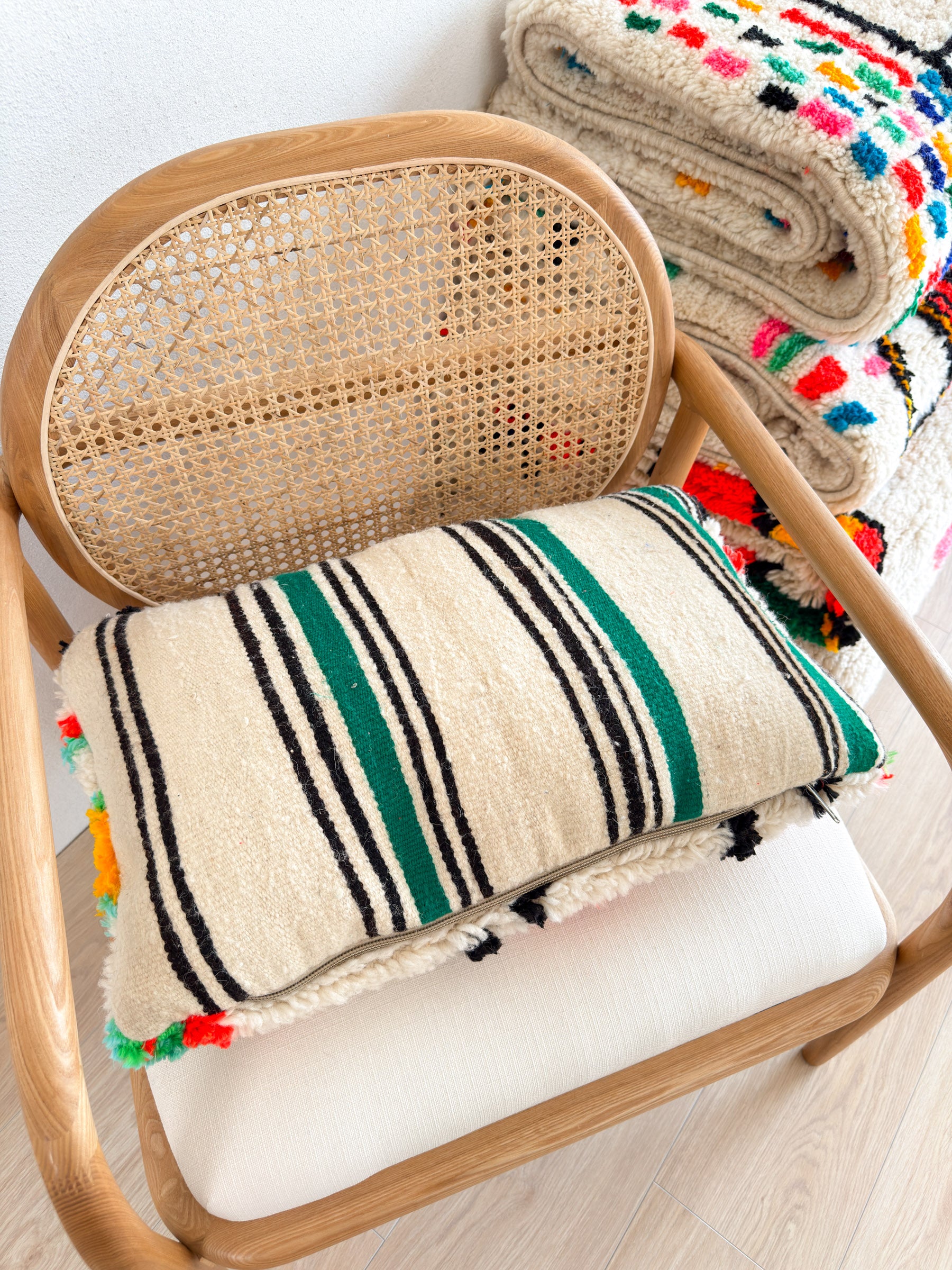 Colorful Berber cushion