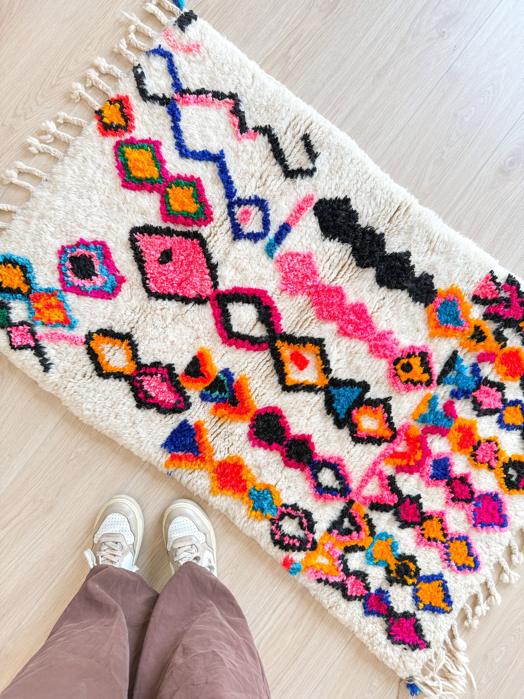 Colorful Berber rug 82 x 135 cm - n°2039