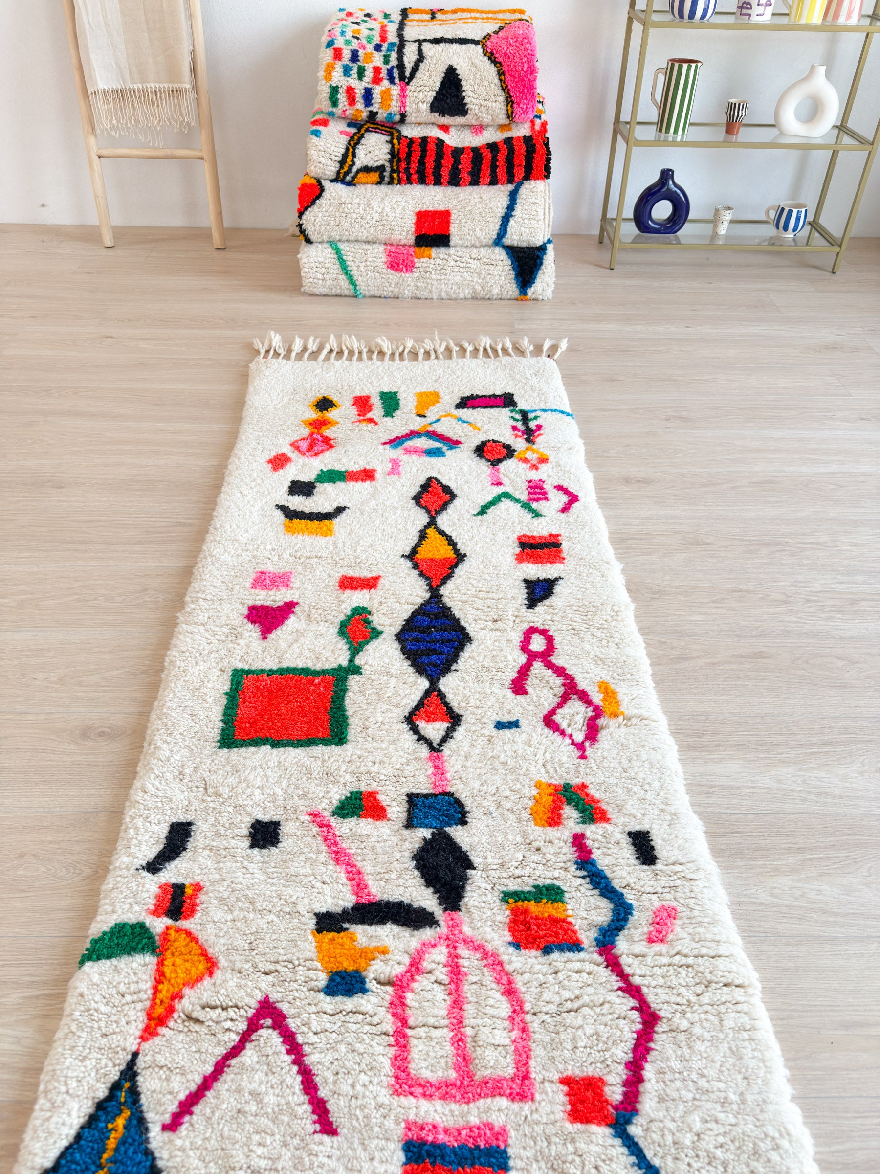 Tapis Berbère de Couloir 84 x 254 cm - n°1889