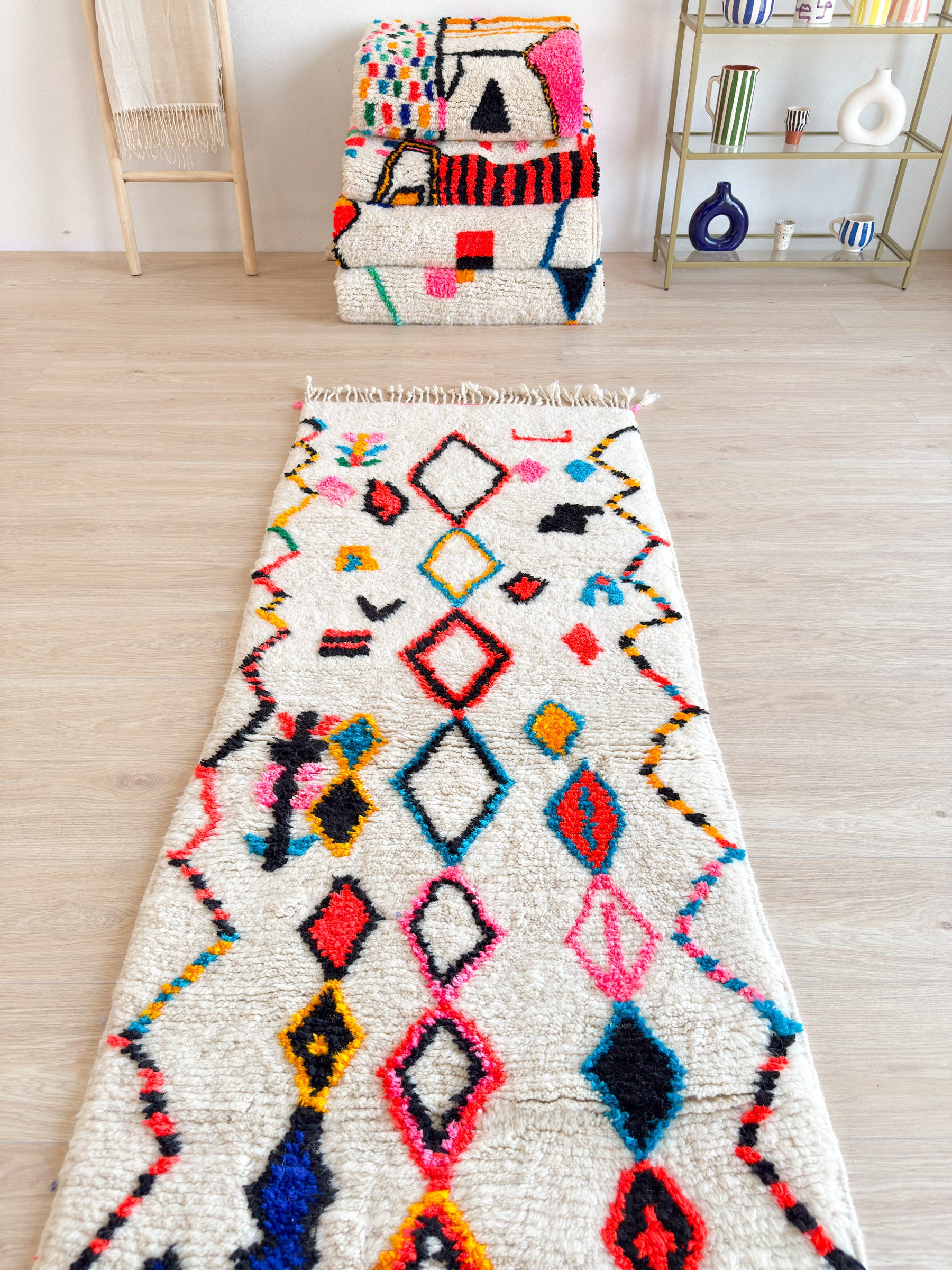 Berber Runner Rug 86 x 252 cm - No. 1787