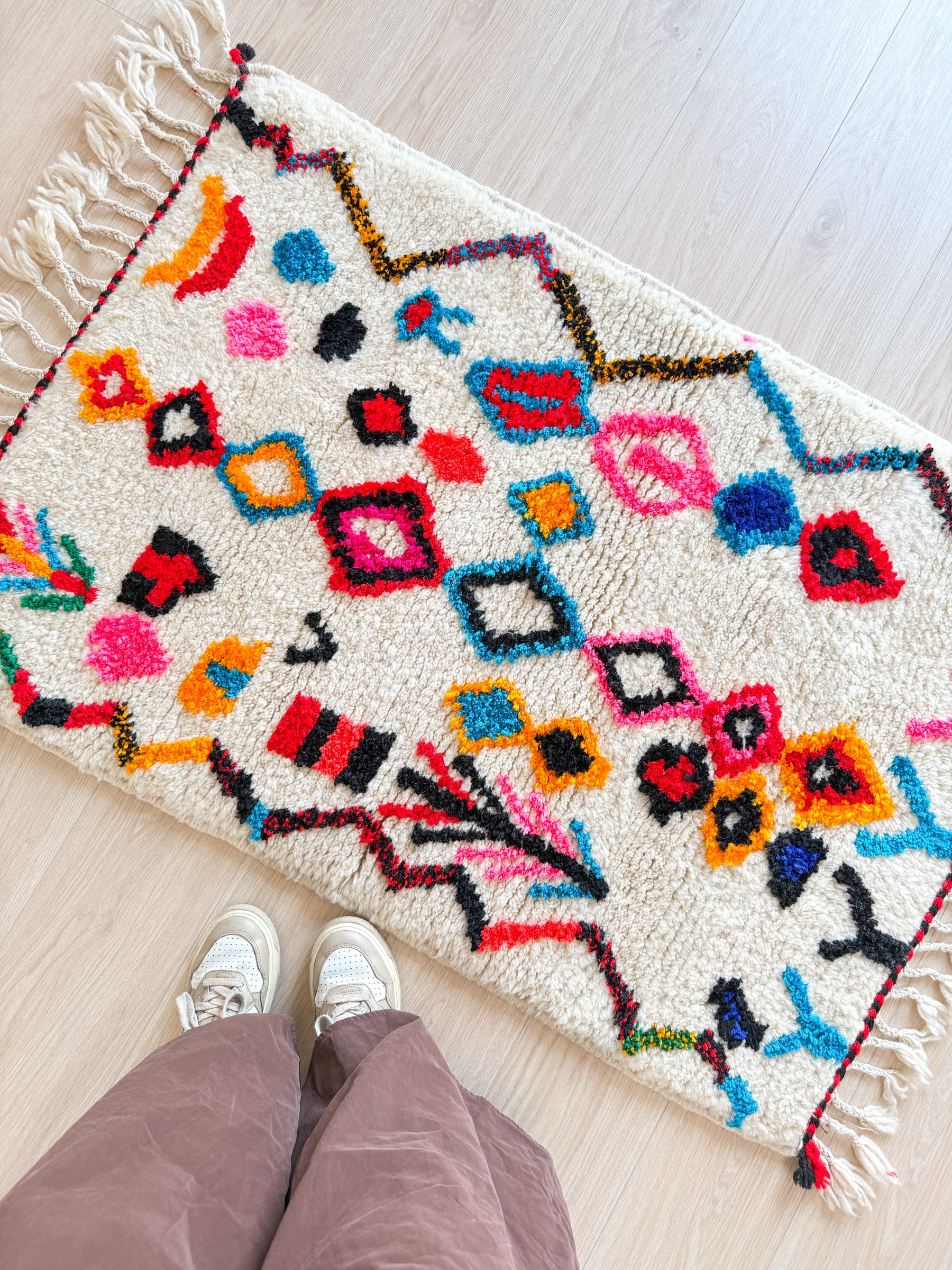Colorful Berber rug 87 x 143 cm - n°1970
