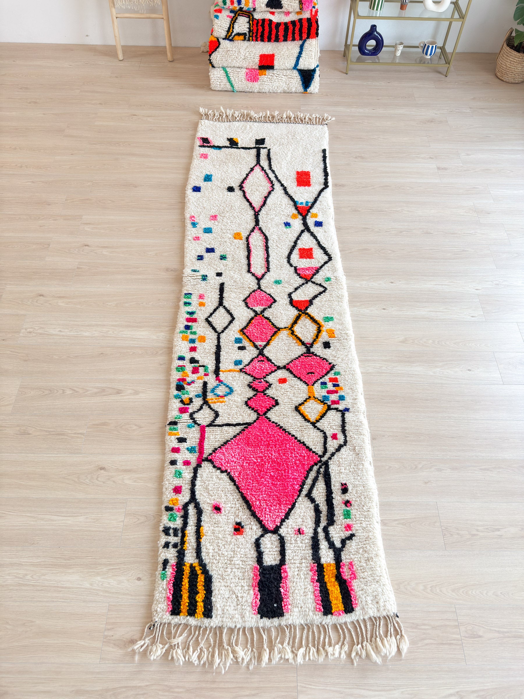 Berber Runner Rug 91 x 342 cm - No. 1893