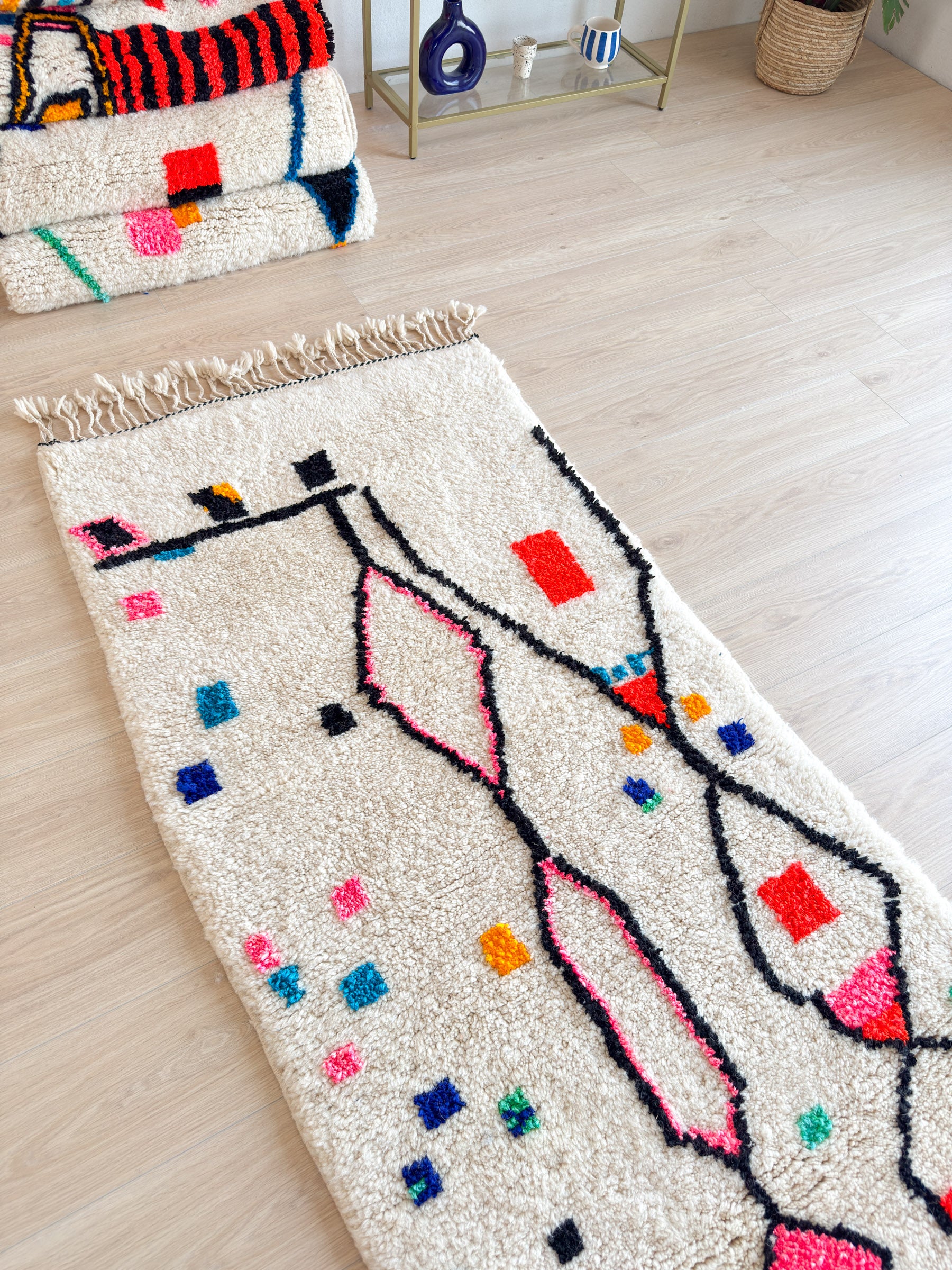 Berber Runner Rug 91 x 342 cm - No. 1893