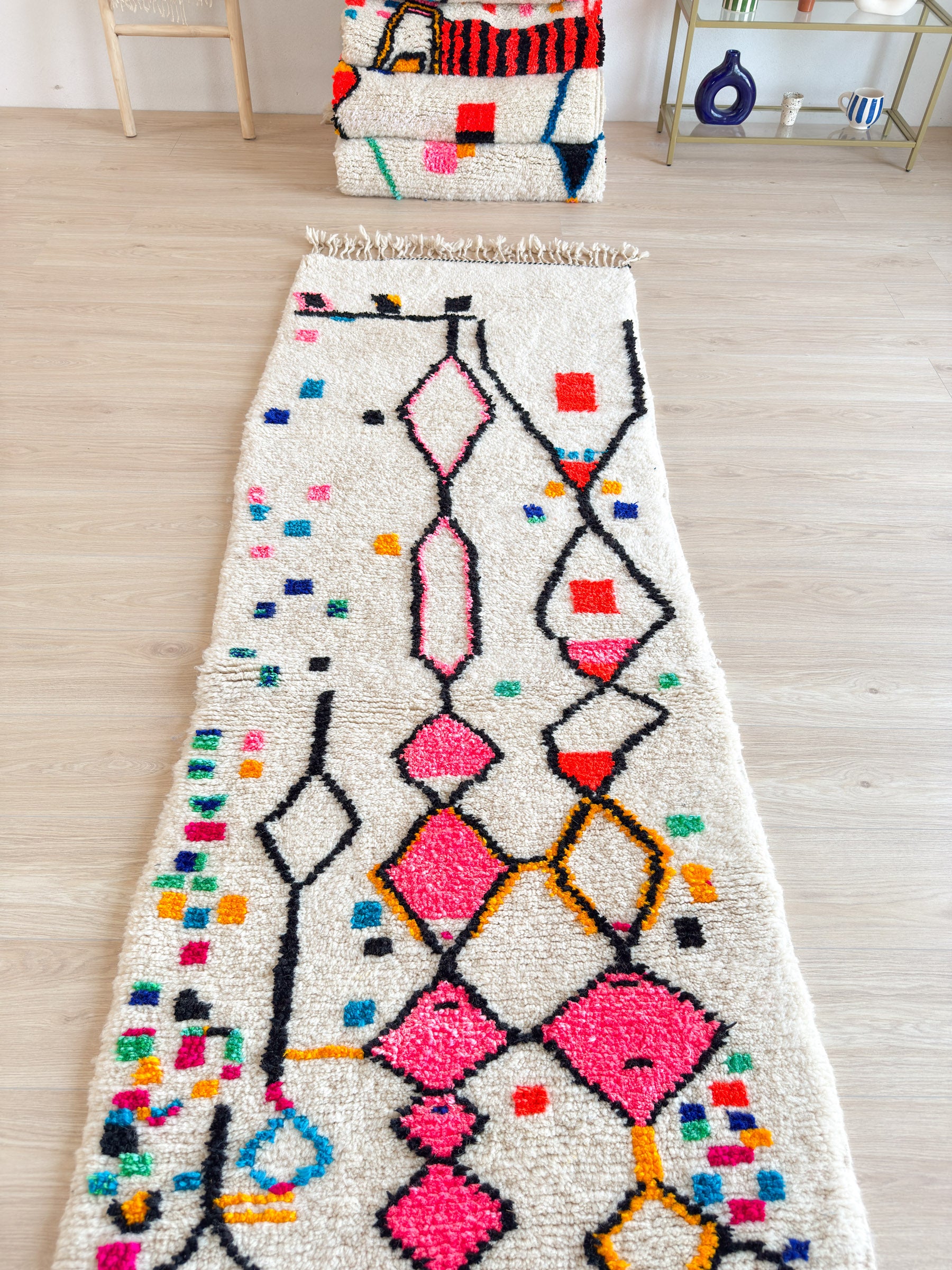 Berber Runner Rug 91 x 342 cm - No. 1893