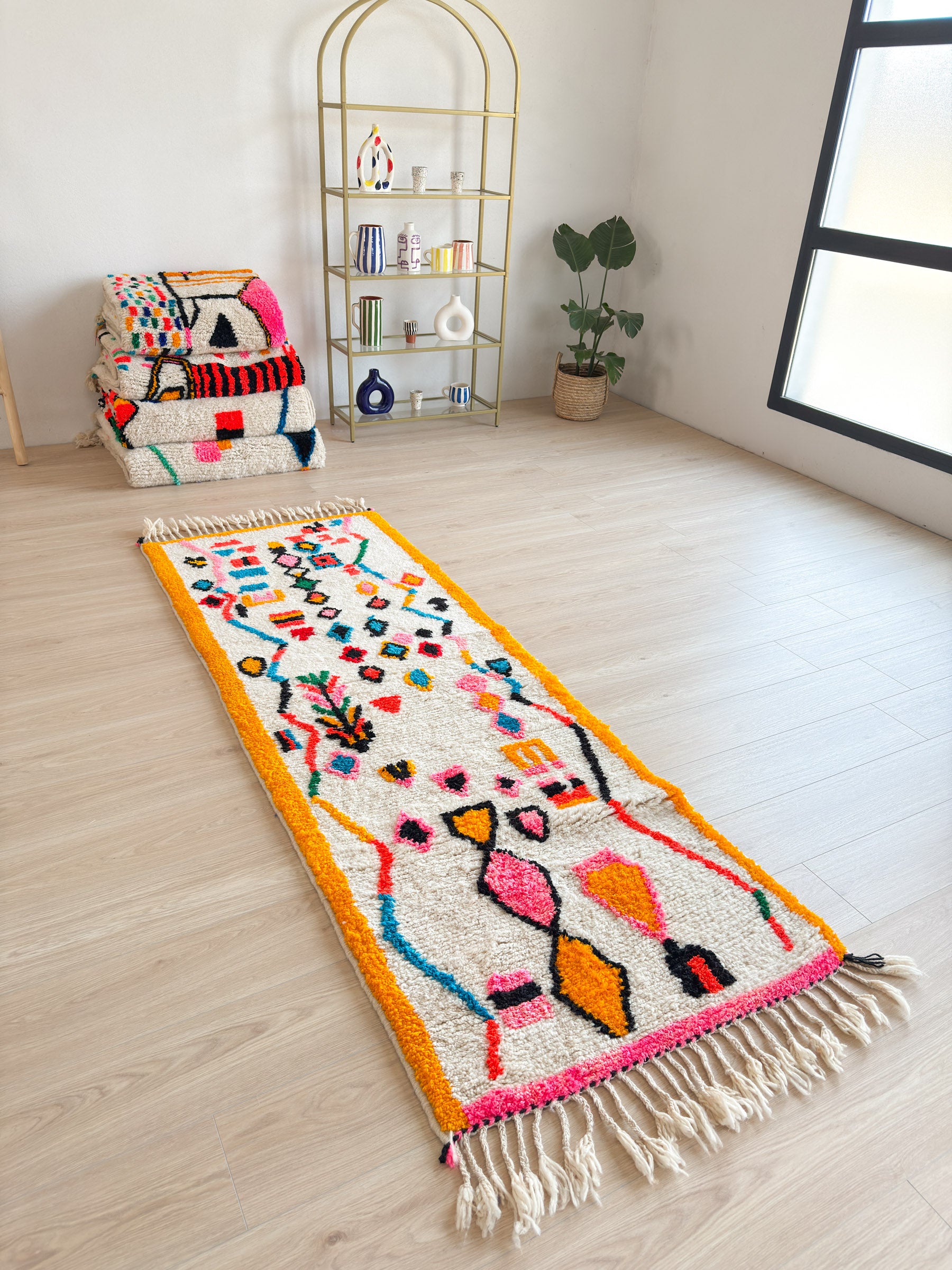 Berber Runner Rug 88 x 274 cm - No. 1864