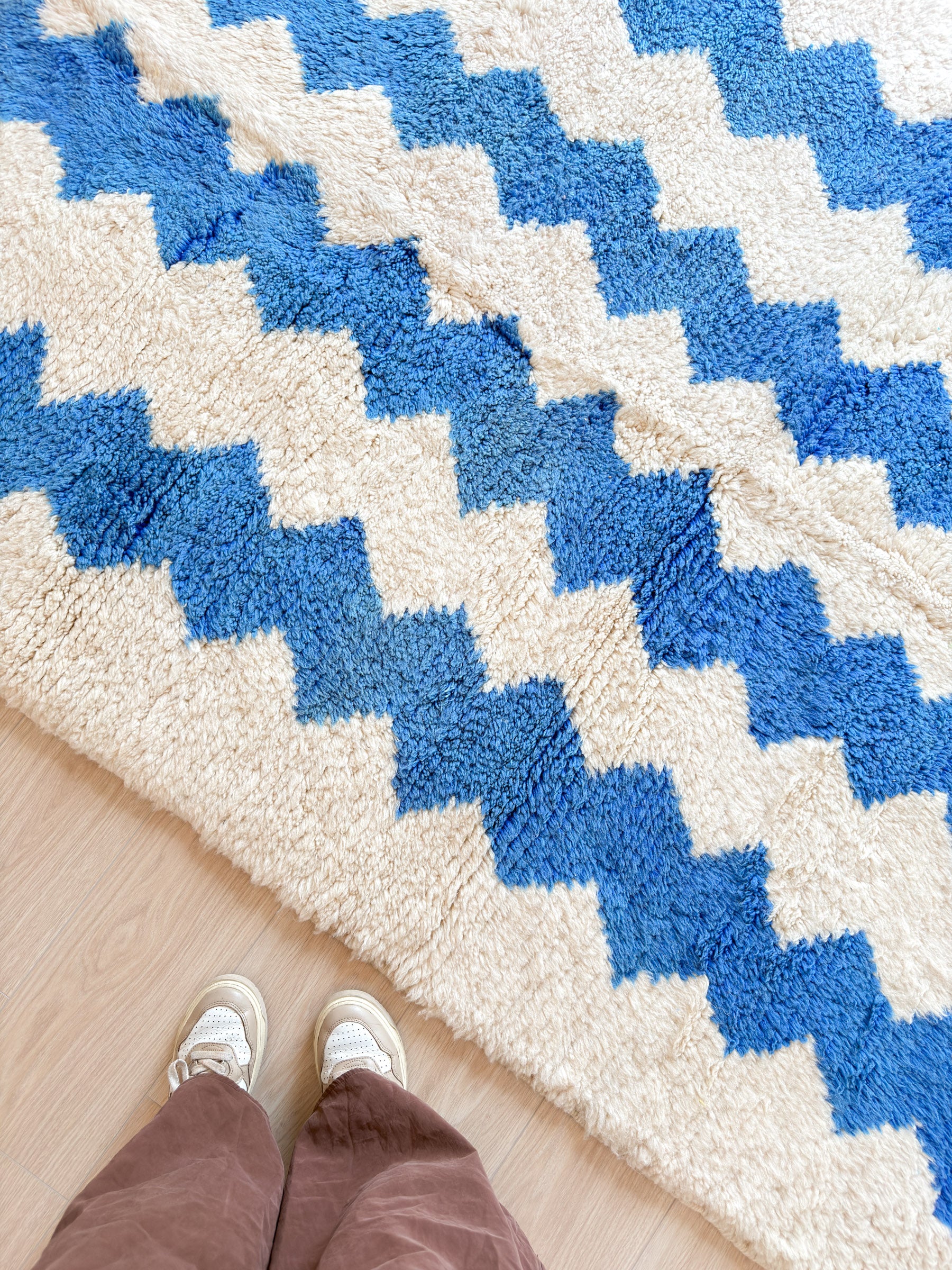 Colorful Moroccan Rug 154 x 207 cm / 5.1 x 6.8 ft - n°1450