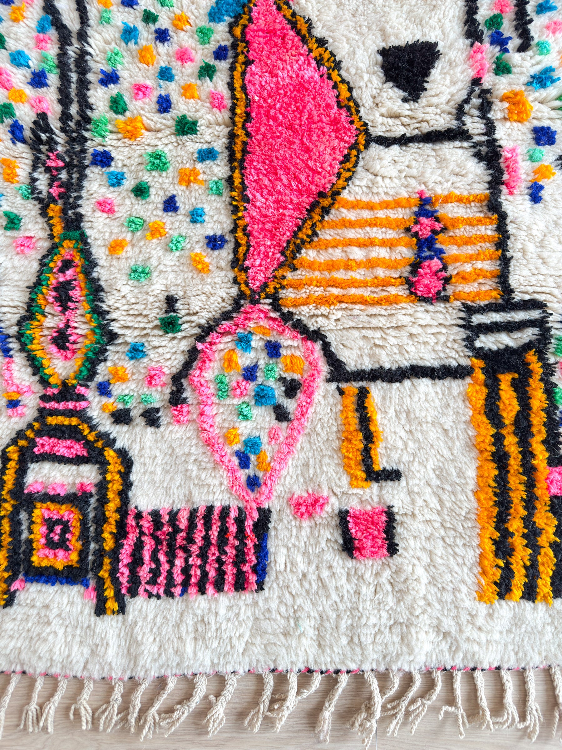 Colorful Berber Rug 103 x 170 cm - n°1803