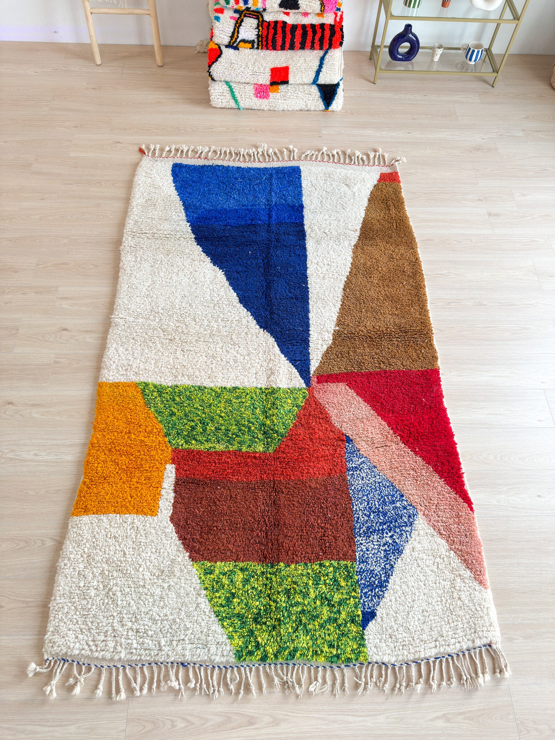 Colorful Berber Rug 156 x 277 cm - n°1650