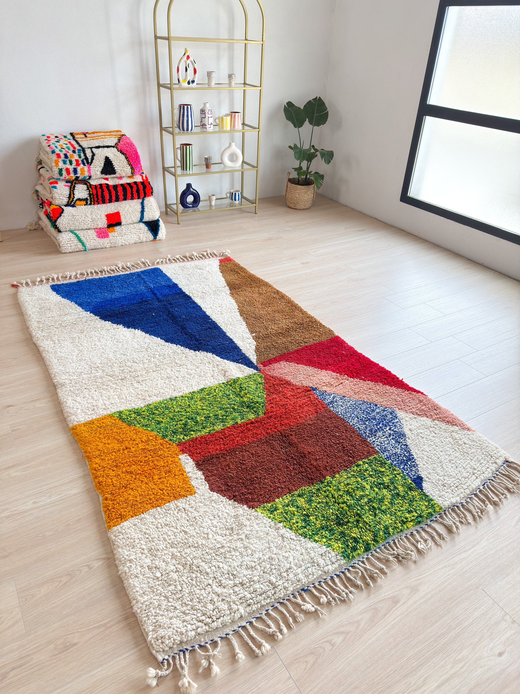 Colorful Berber Rug 156 x 277 cm - n°1650