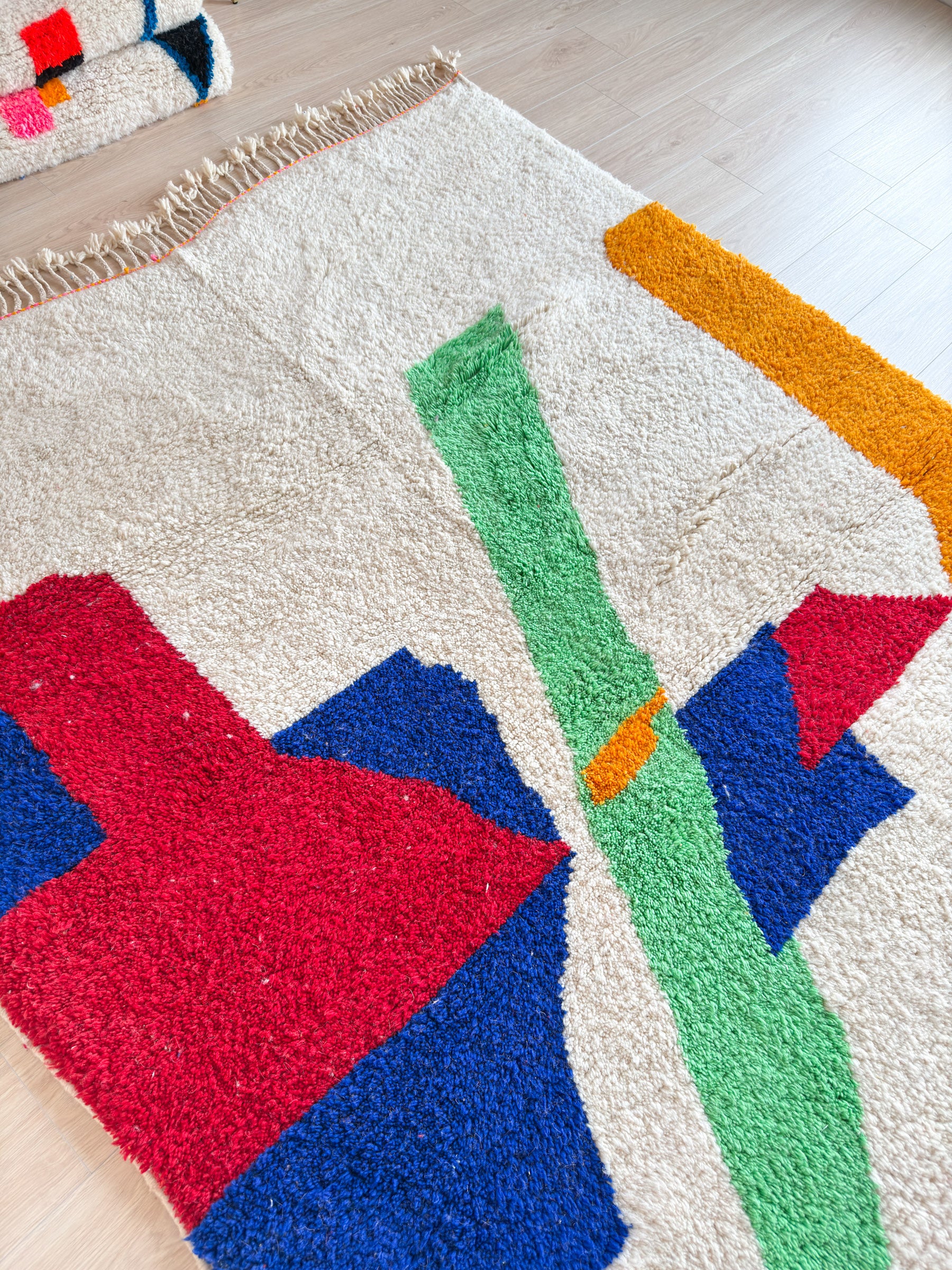 Colorful Berber Rug 196 x 330 cm - n°1810