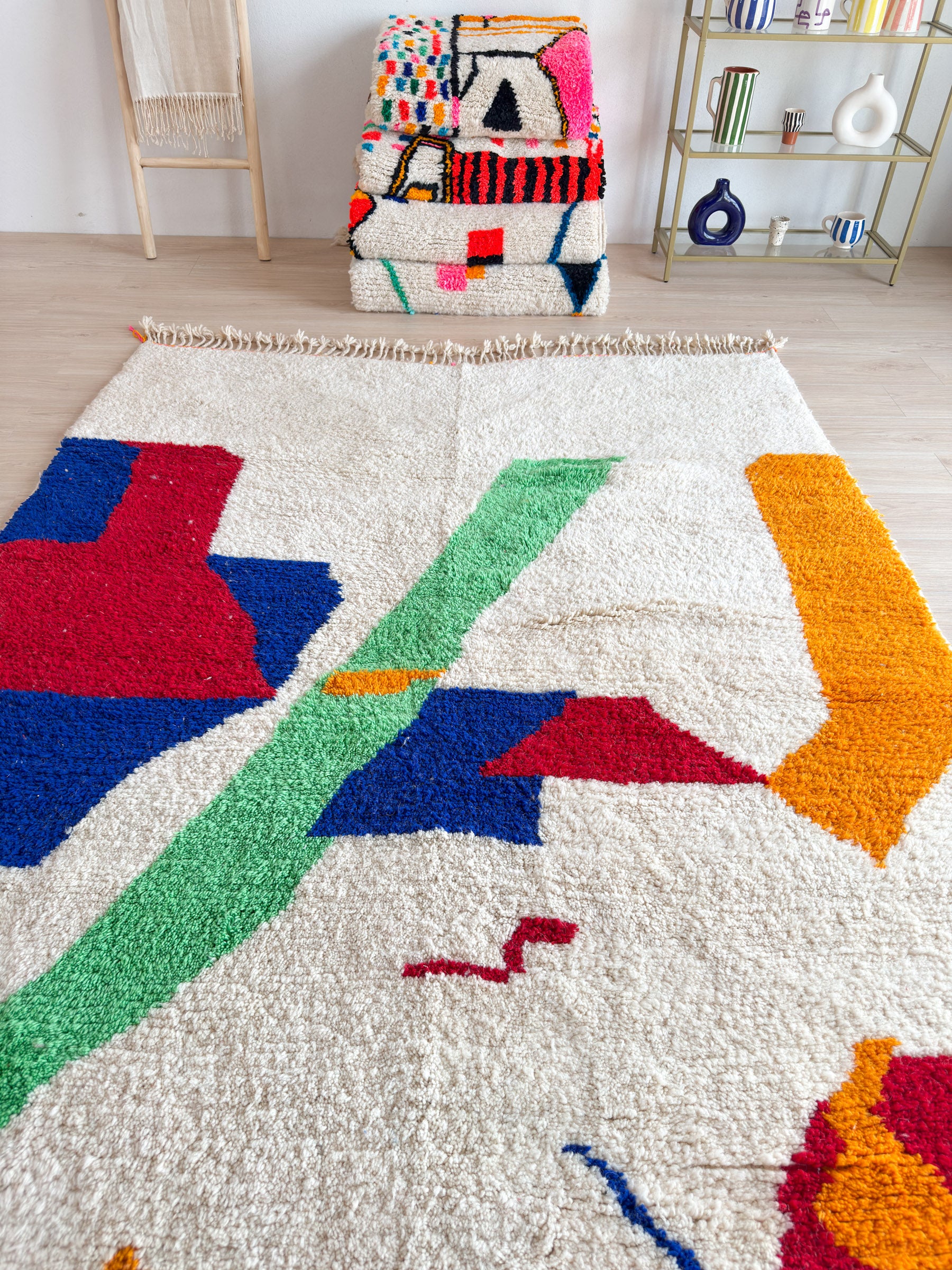 Colorful Berber Rug 196 x 330 cm - n°1810