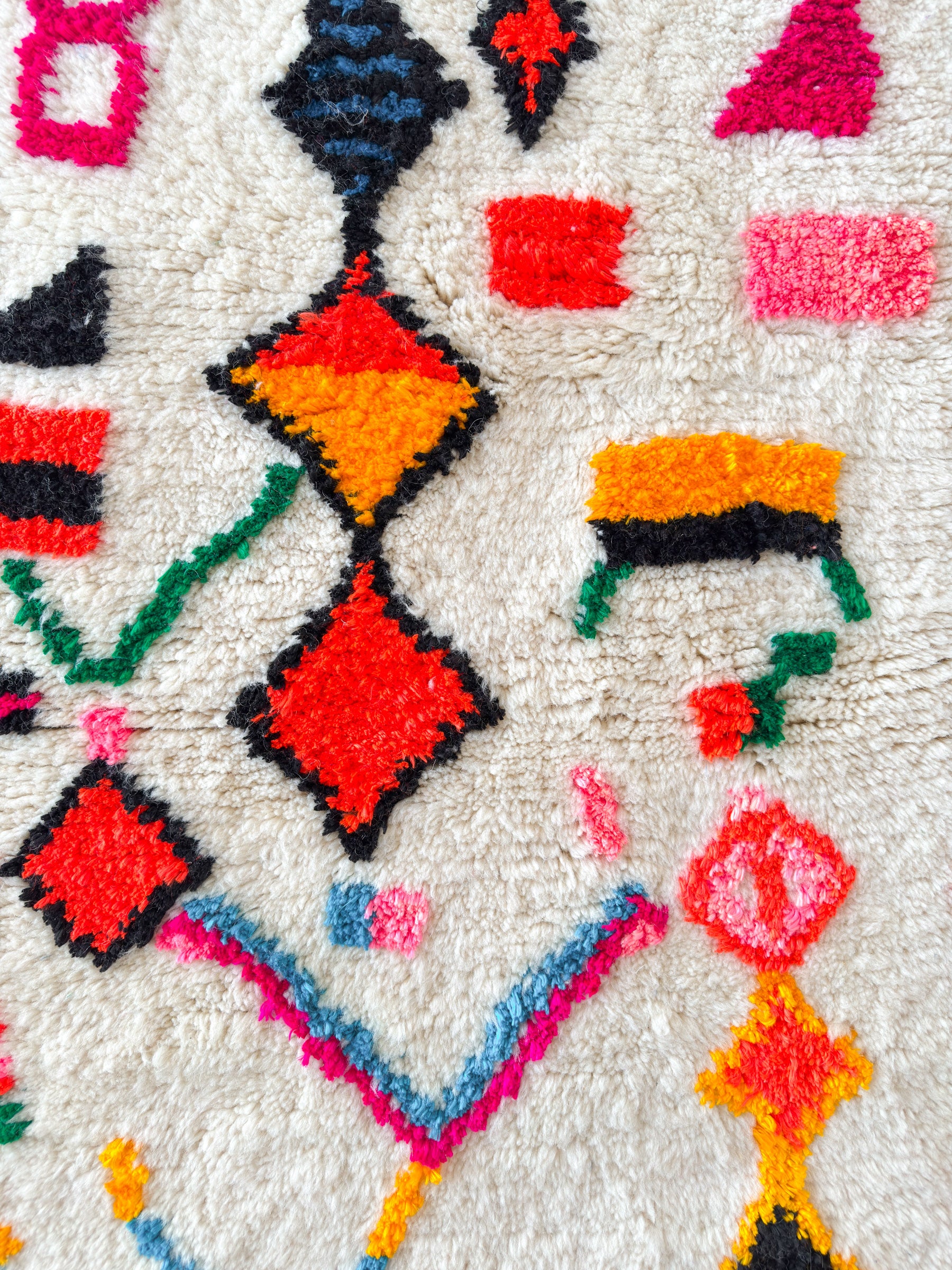 Colorful Berber Hallway Rug 88 x 263 cm - n°1870