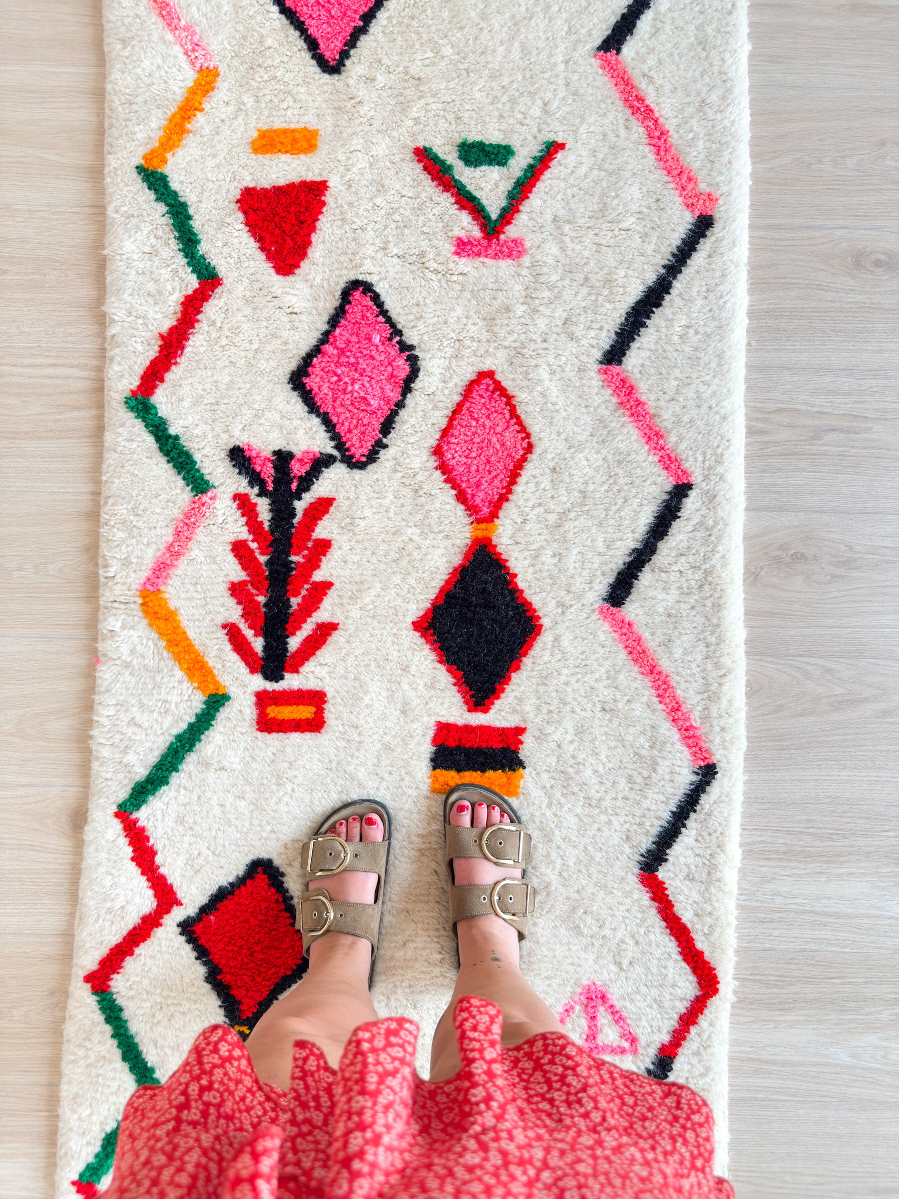 Colorful Berber Runner Rug 84 x 292 cm - No. 2247