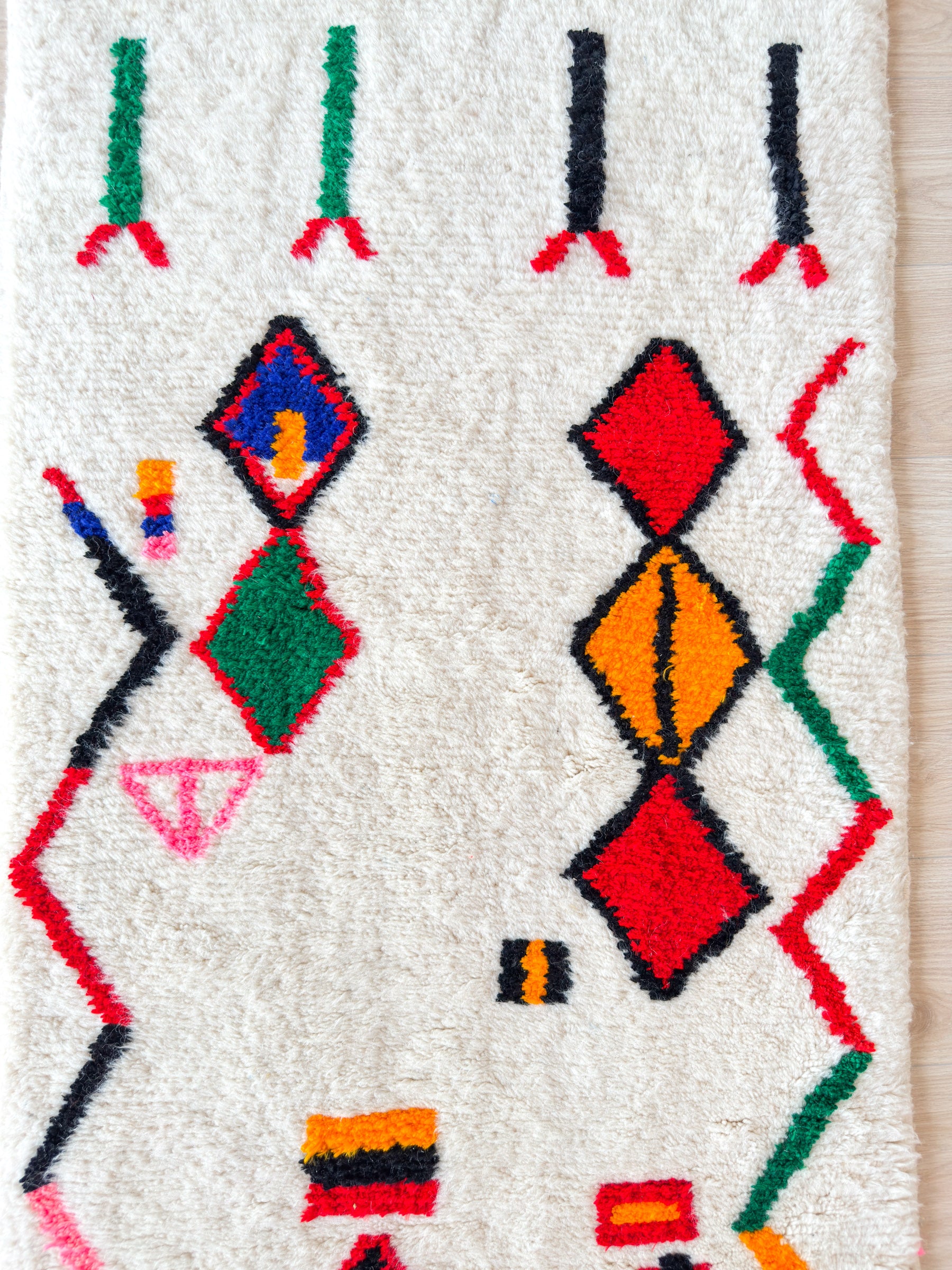 Colorful Berber Runner Rug 84 x 292 cm - No. 2247