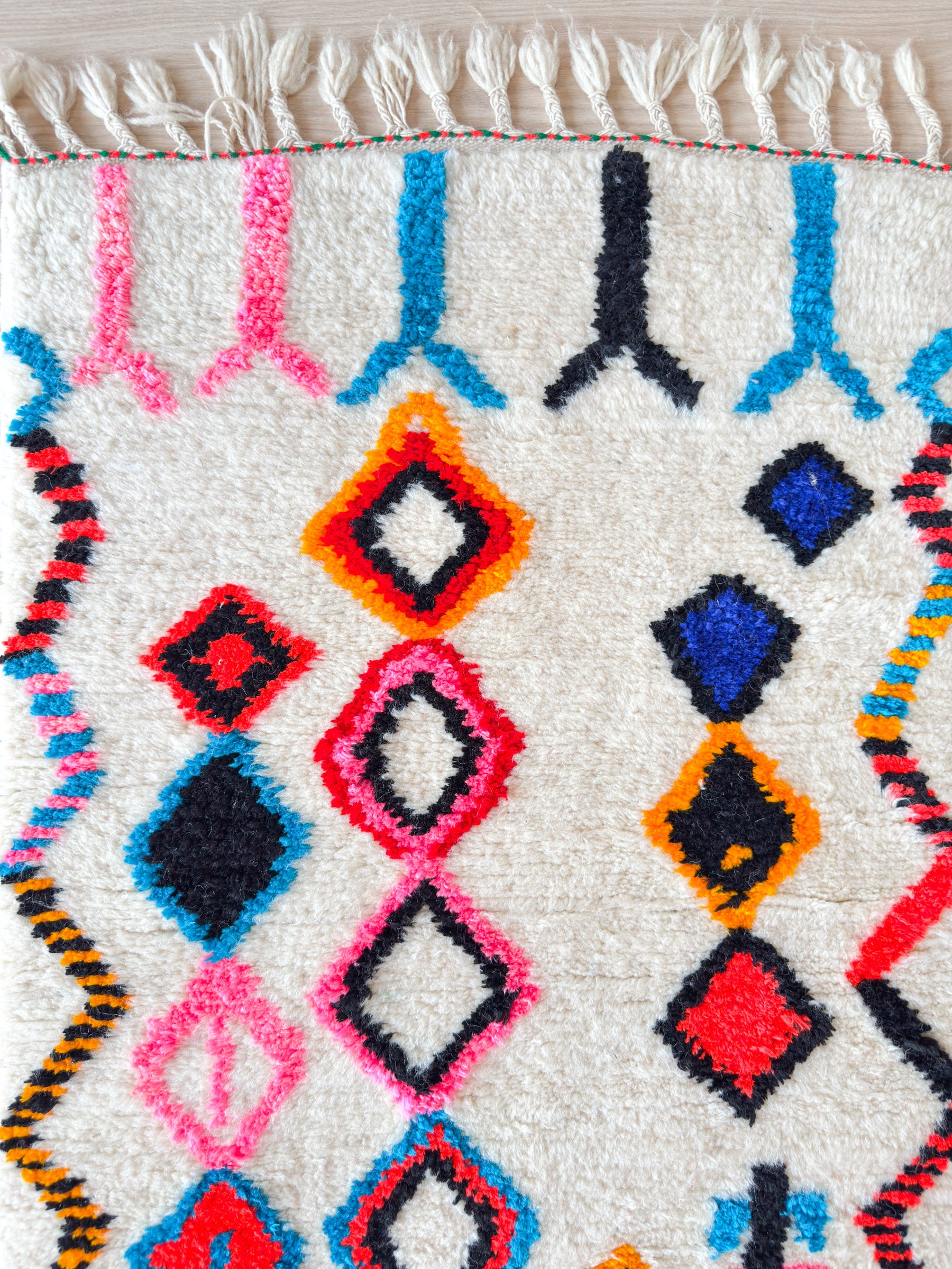 Colorful Berber Runner Rug 82 x 263 cm - No. 2234