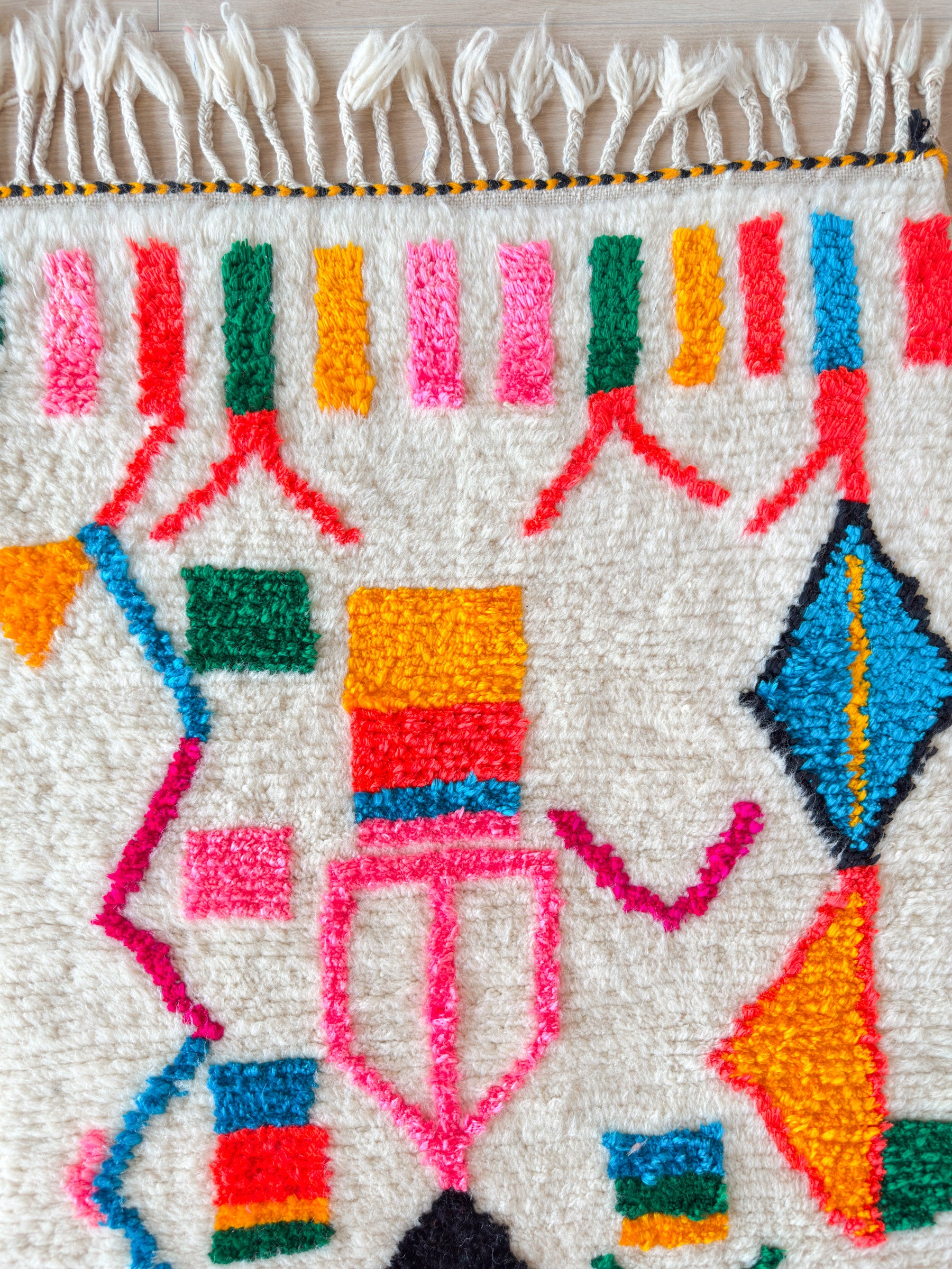 Colorful Berber Runner Rug 85 x 268 cm - No. 2222