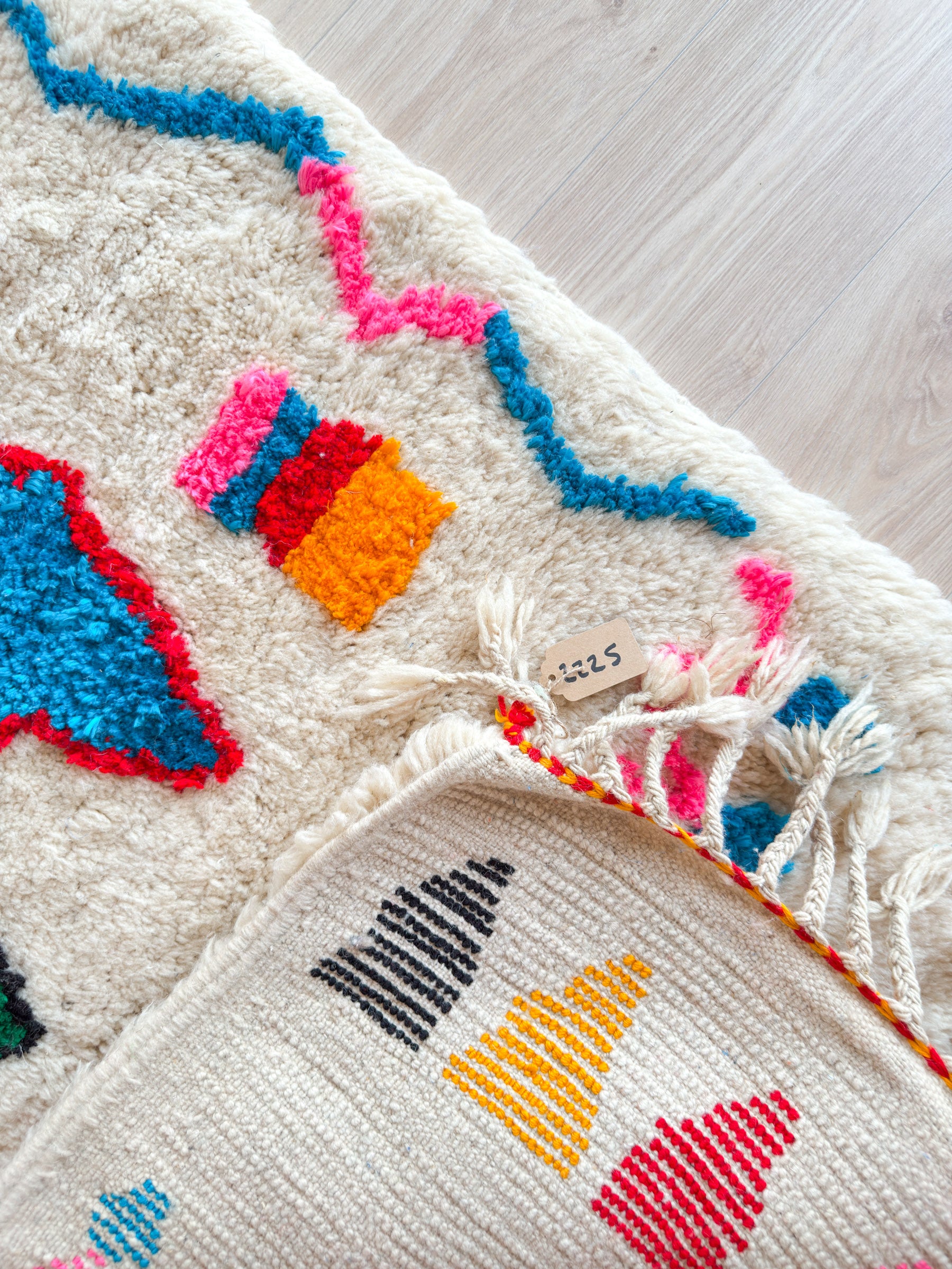Colorful Berber Runner Rug 83 x 445 cm - No. 2225