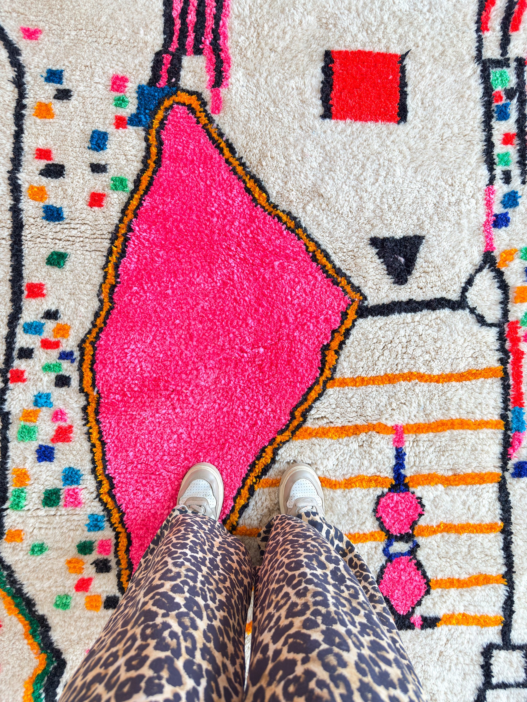 Tapis berbère coloré 185 x 296 cm - n°2249