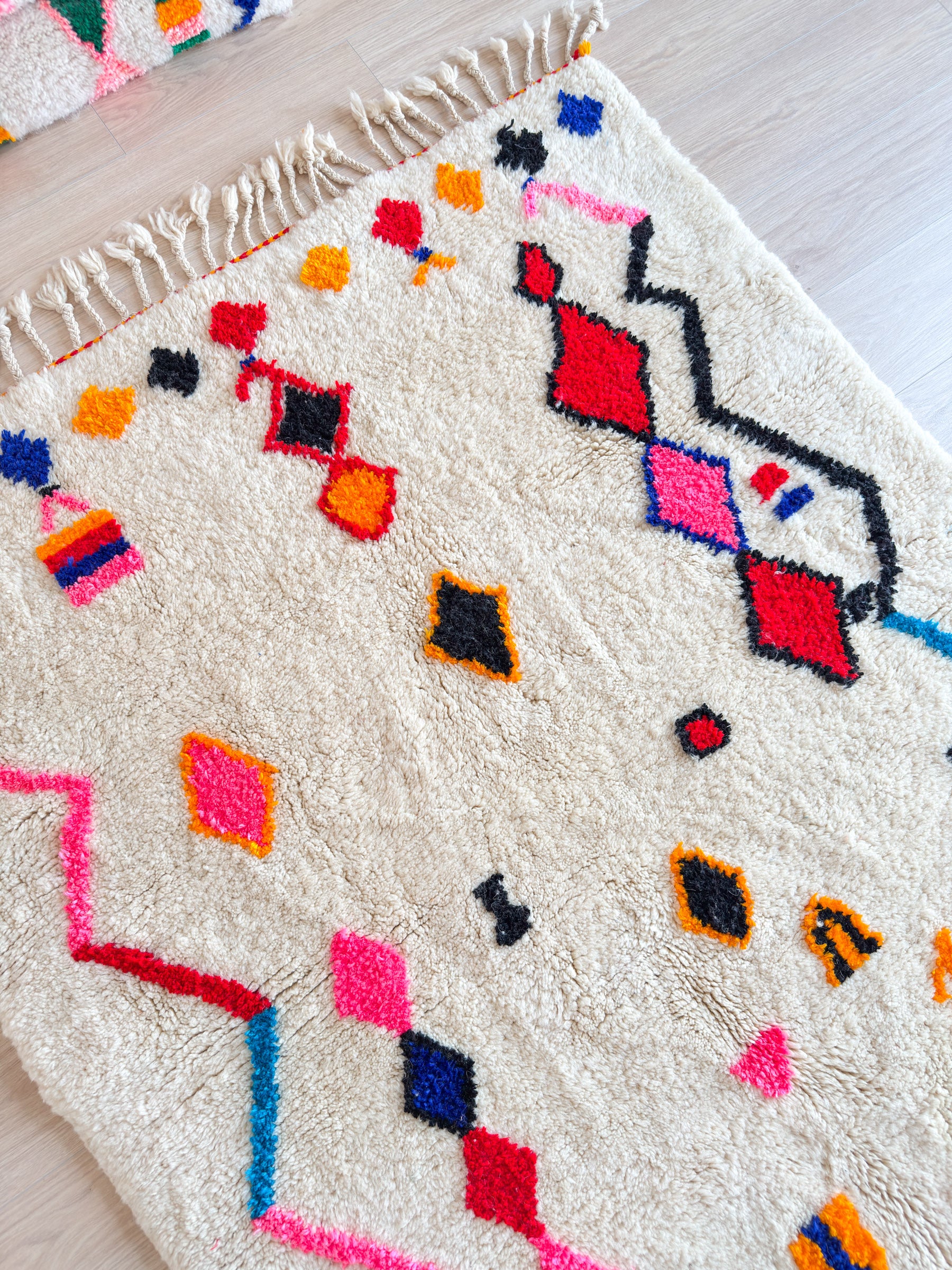 Colorful Berber rug 150 x 271 cm - n°2241