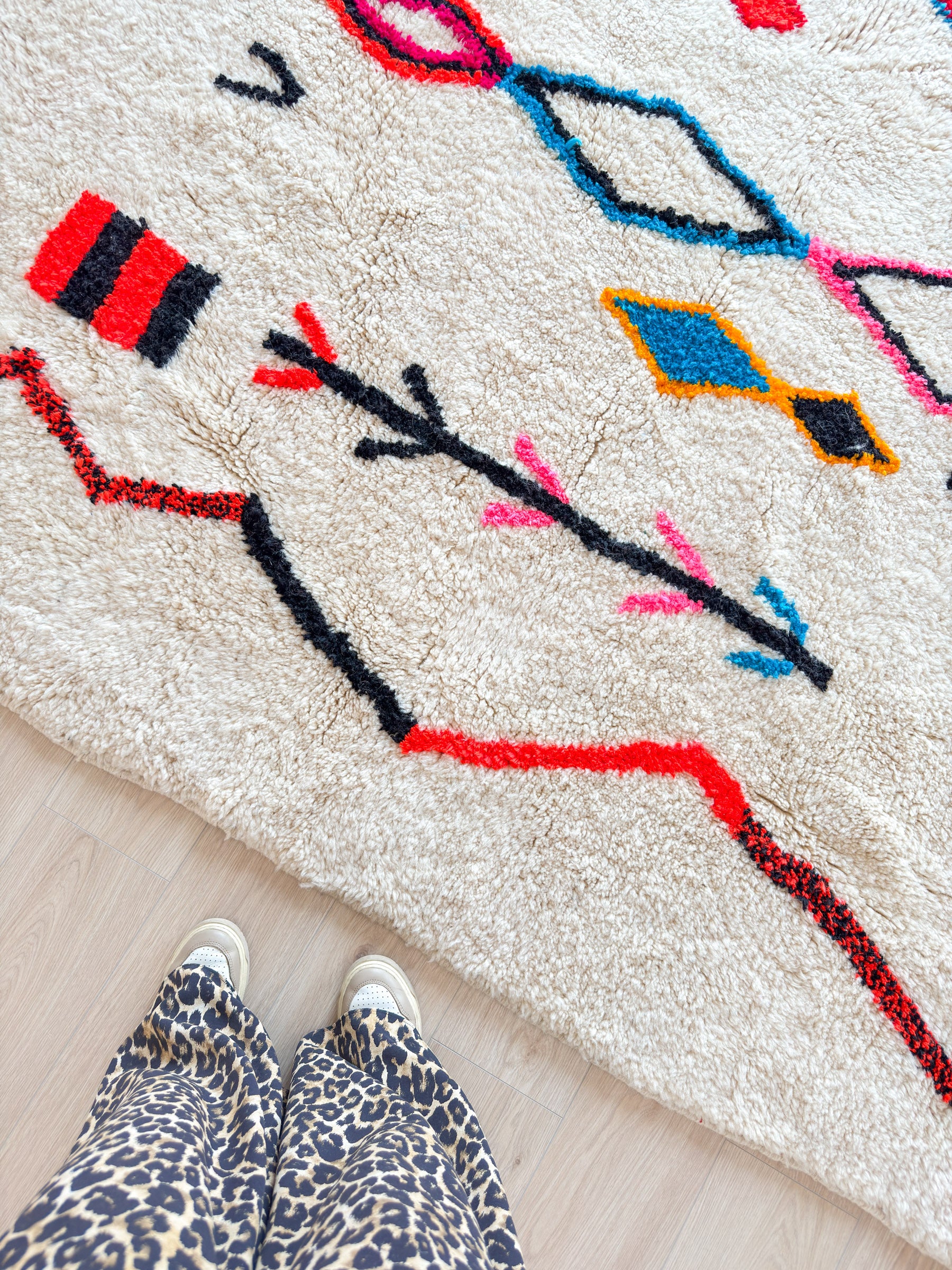 Colorful Berber rug 212 x 326 cm - n°2203