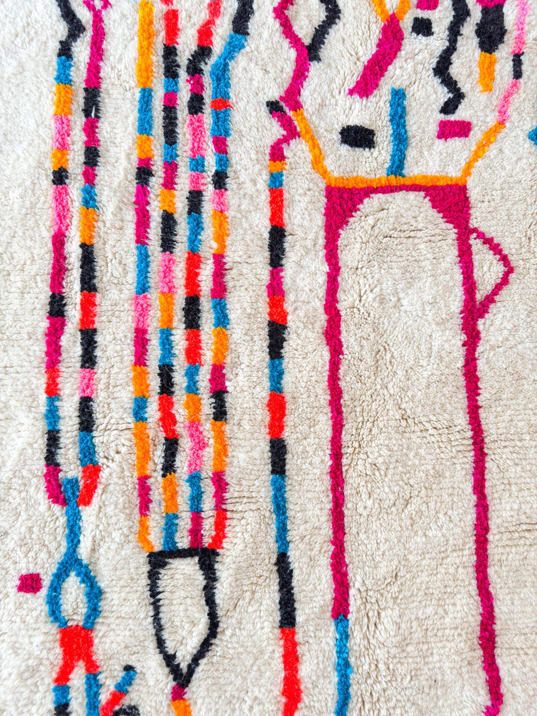 Colorful Berber rug 153 x 211 cm - n°2259