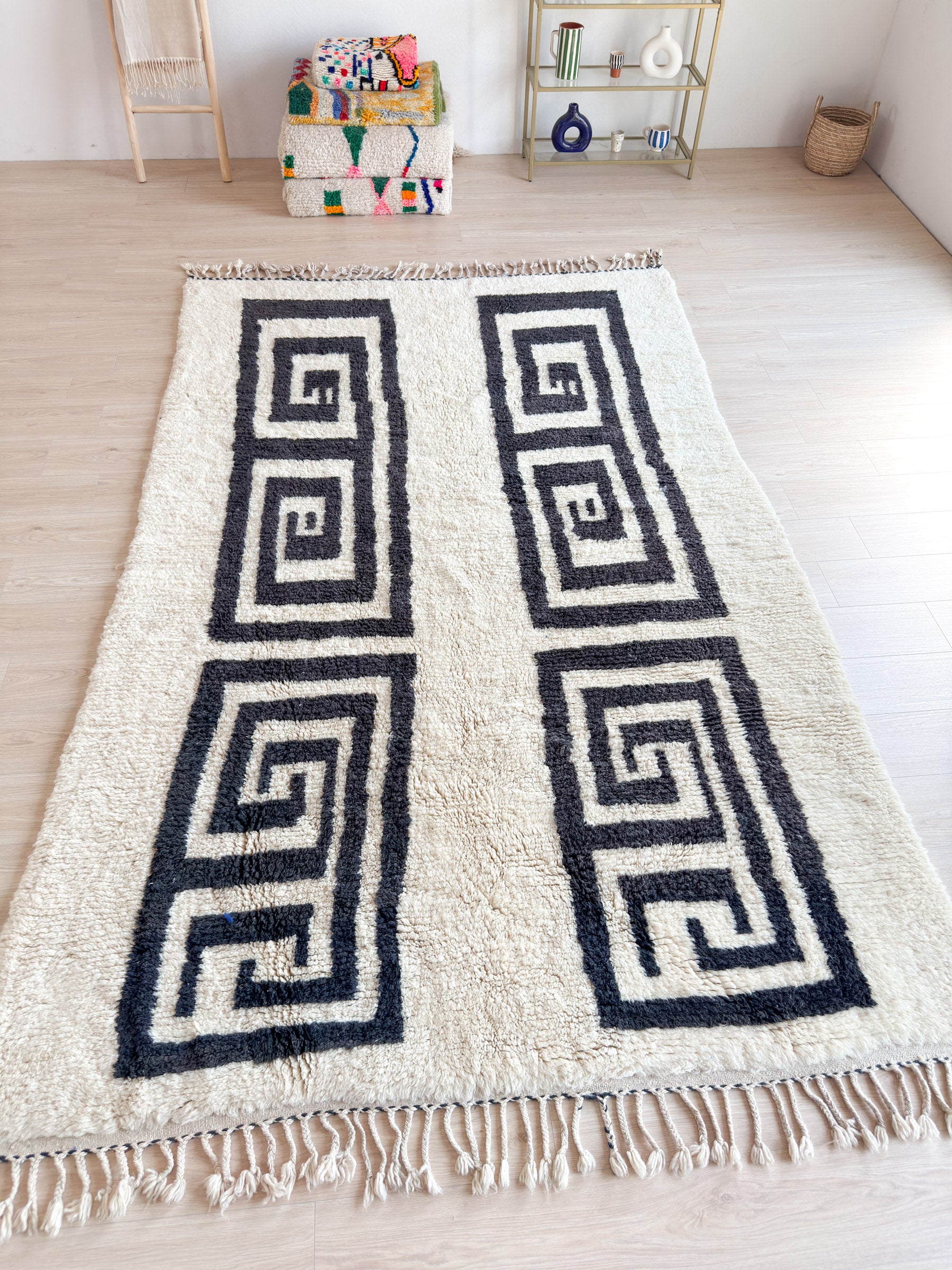 Colorful Berber rug 200 x 340 cm - n°2263