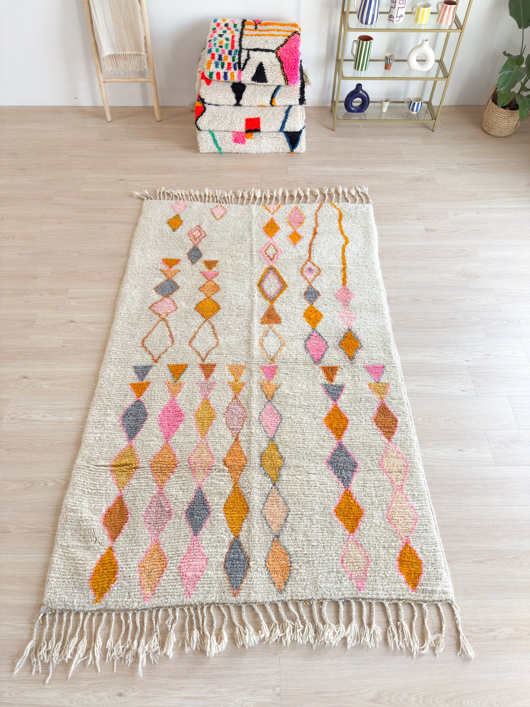 Tapis berbère coloré 161 x 283 cm - n°1856