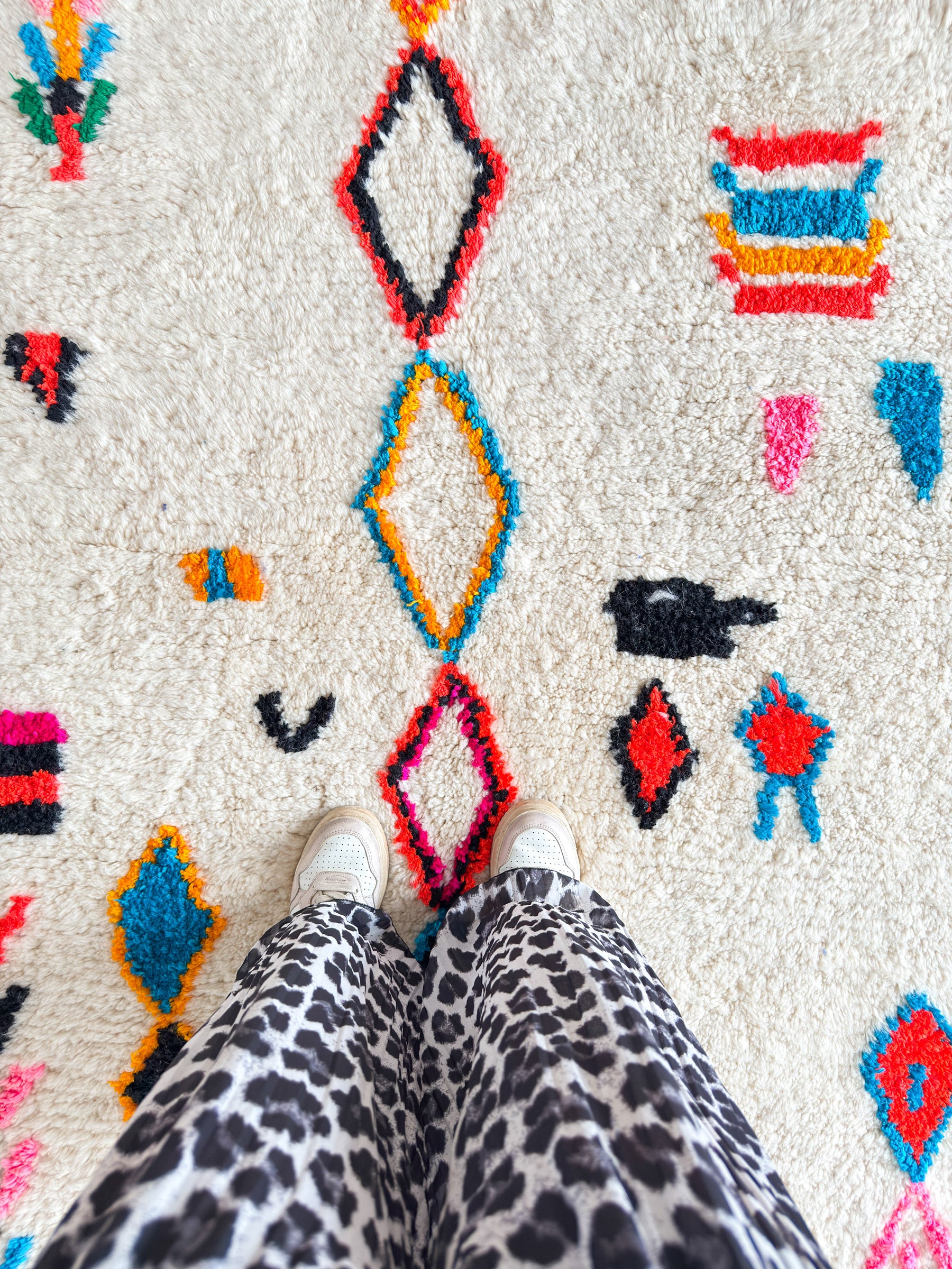 Colorful Berber rug 161 x 272 cm - n°1987