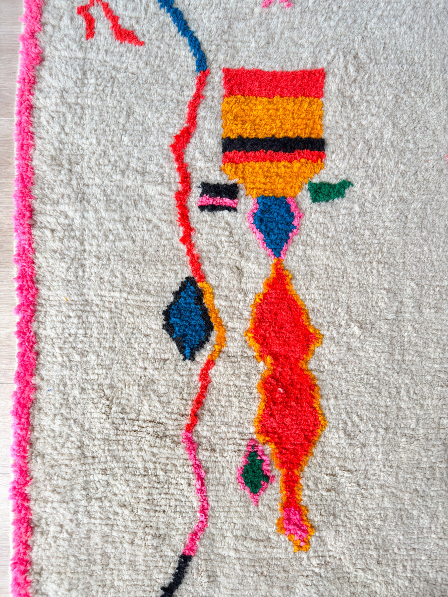 Colorful Berber rug 218 x 313 cm - n°2199