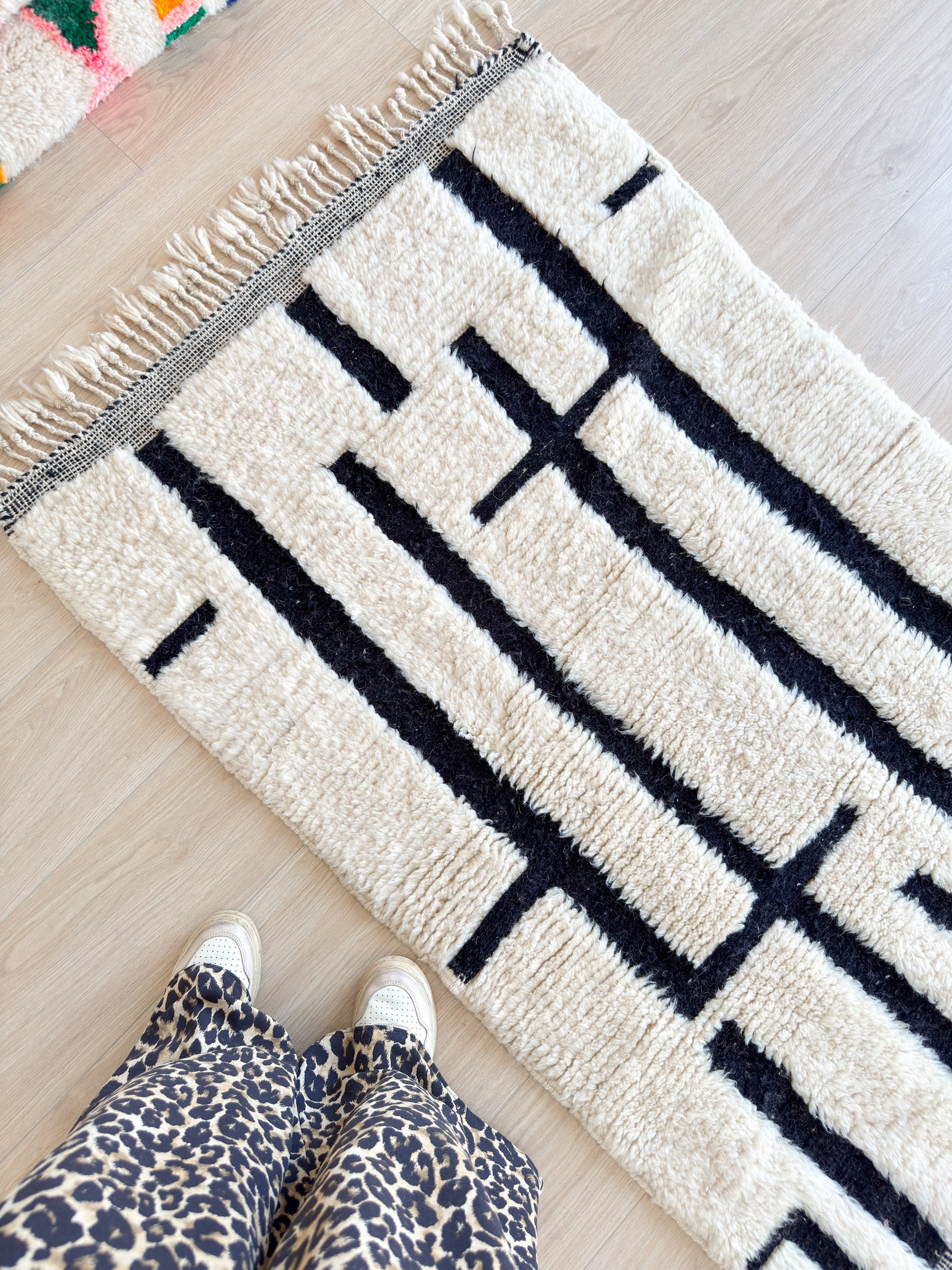 Colorful Berber rug 97 x 163 cm - n°2282