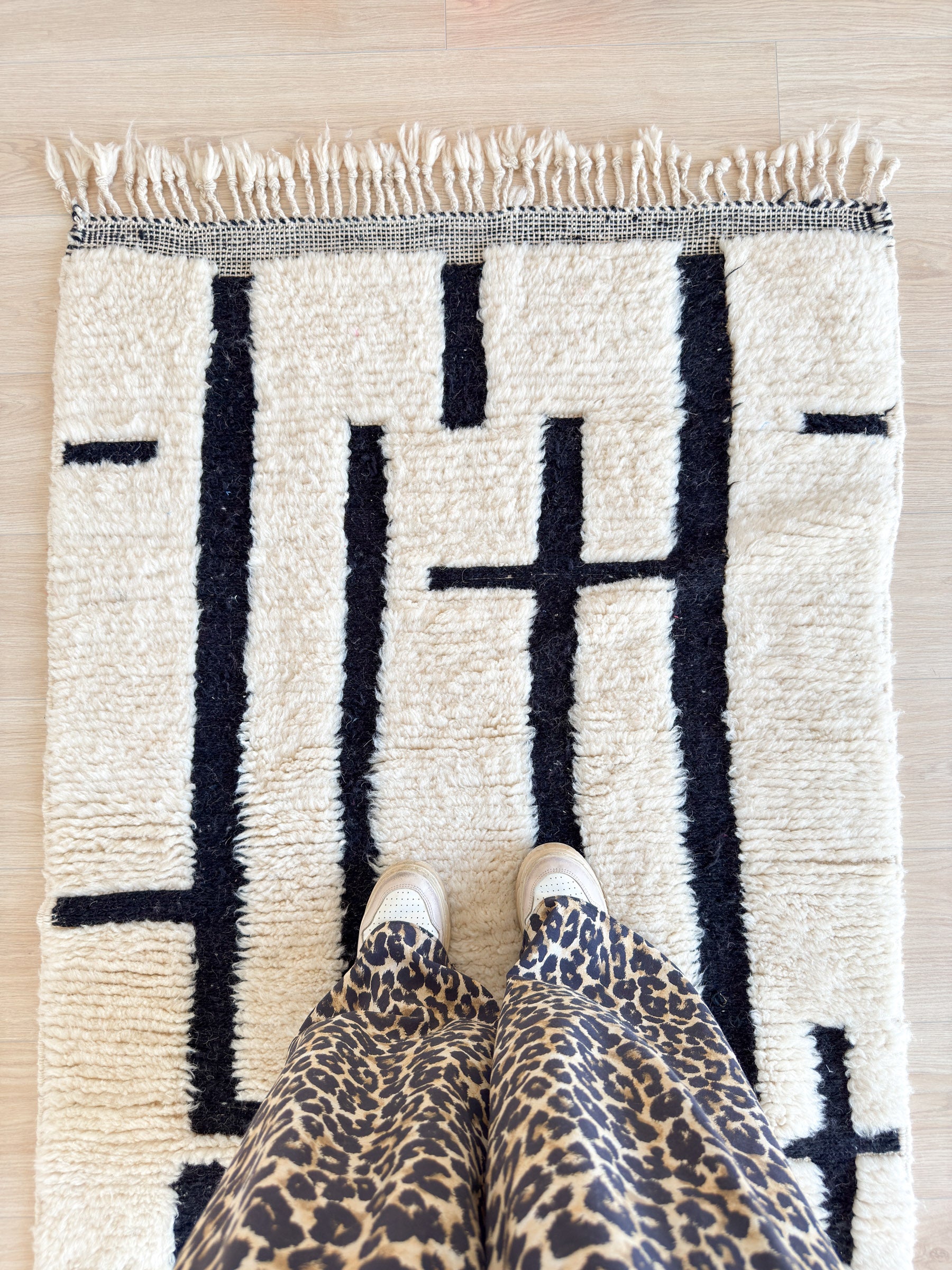 Colorful Berber rug 97 x 163 cm - n°2282