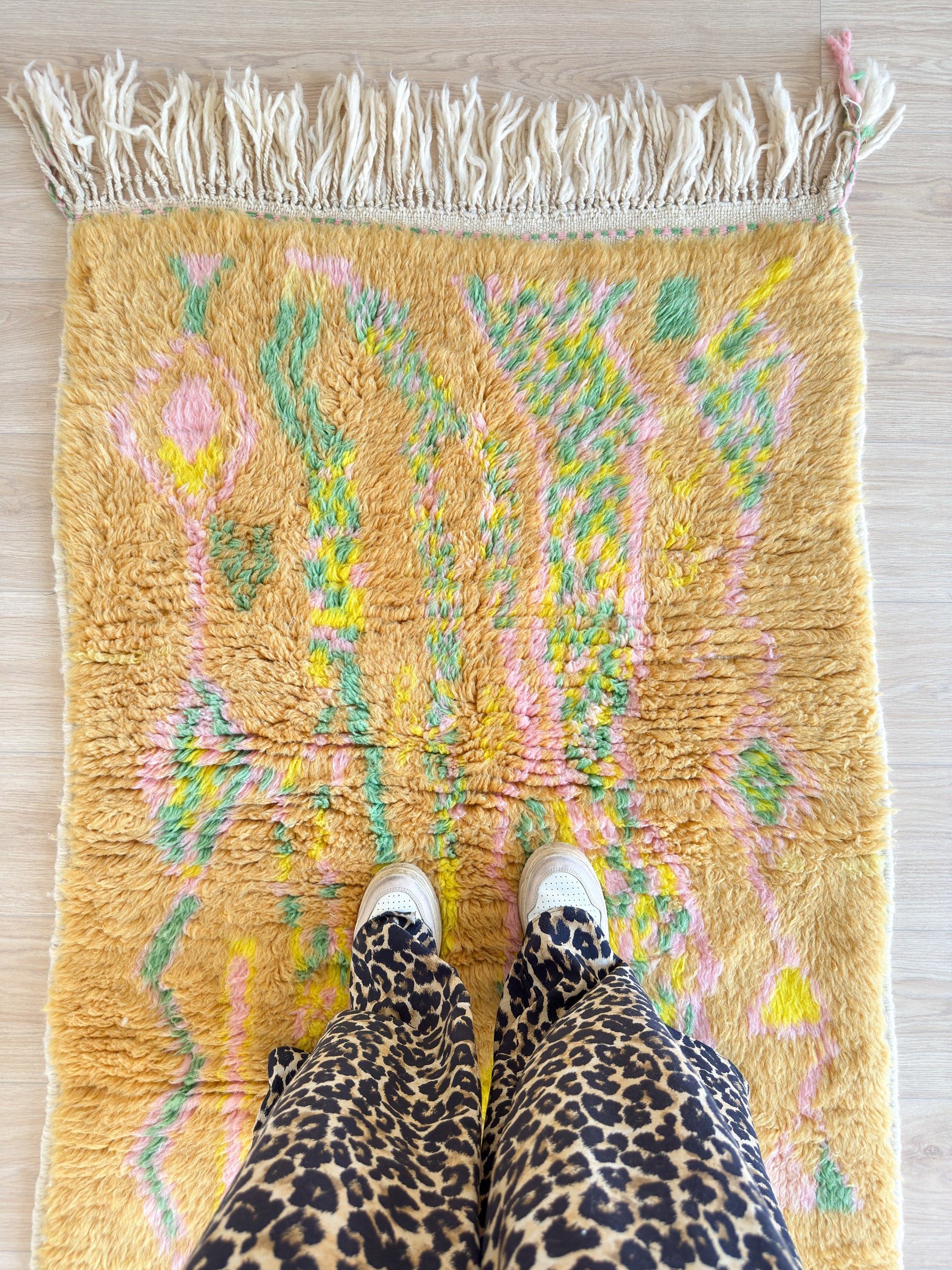 Colorful Berber rug 96 x 167 cm - n°2332