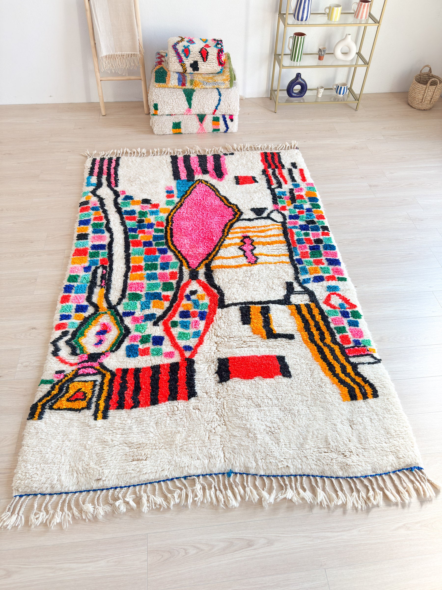 Colorful Berber rug 177 x 283 cm - n°2310