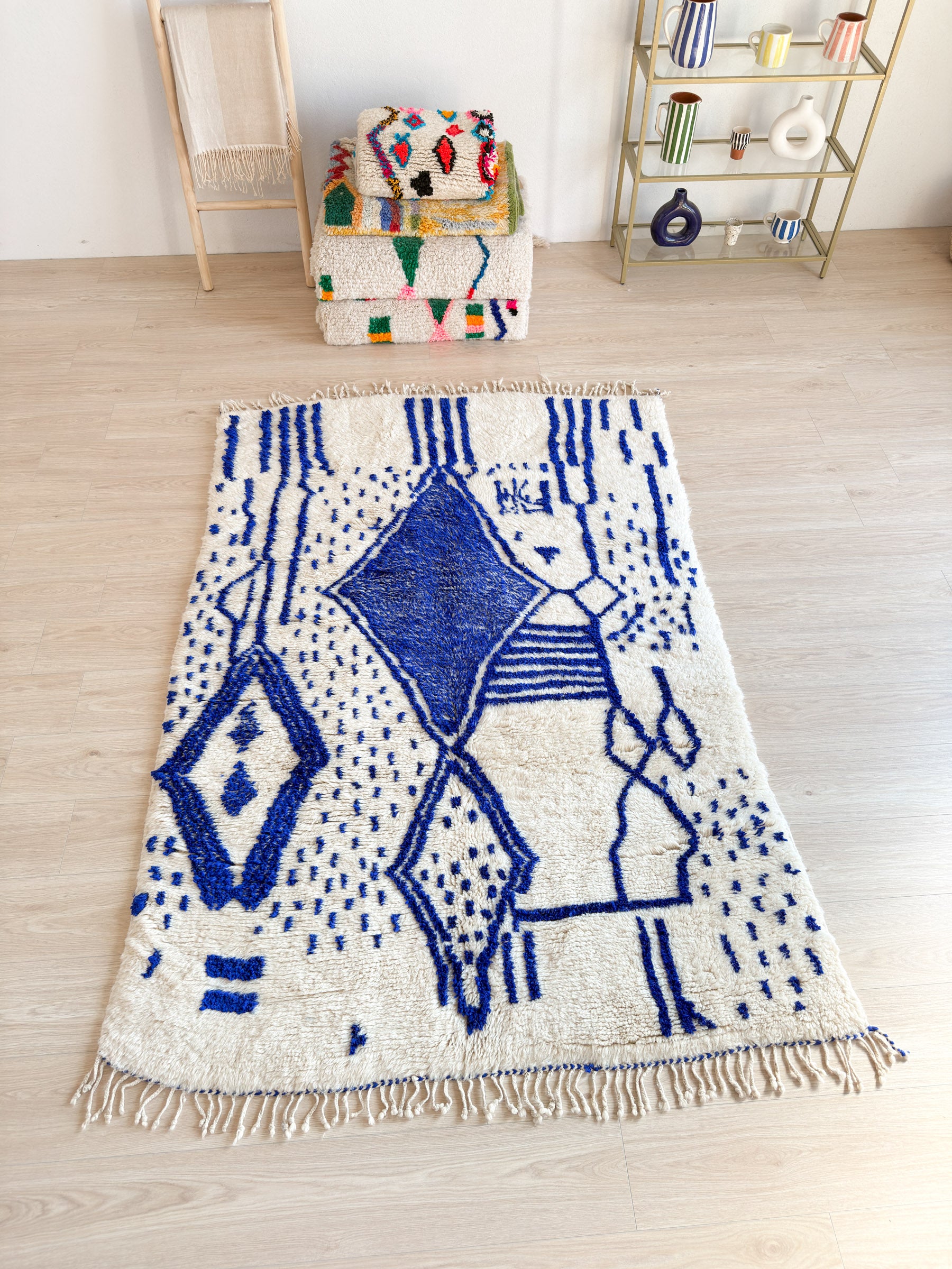 Colorful Berber rug 149 x 235 cm - n°2291