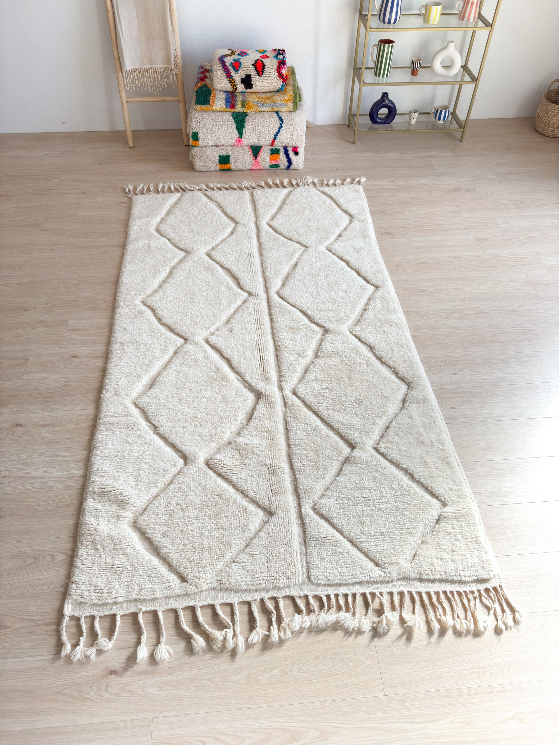 Beni Ouarain rug 146 x 282 cm - n°2352