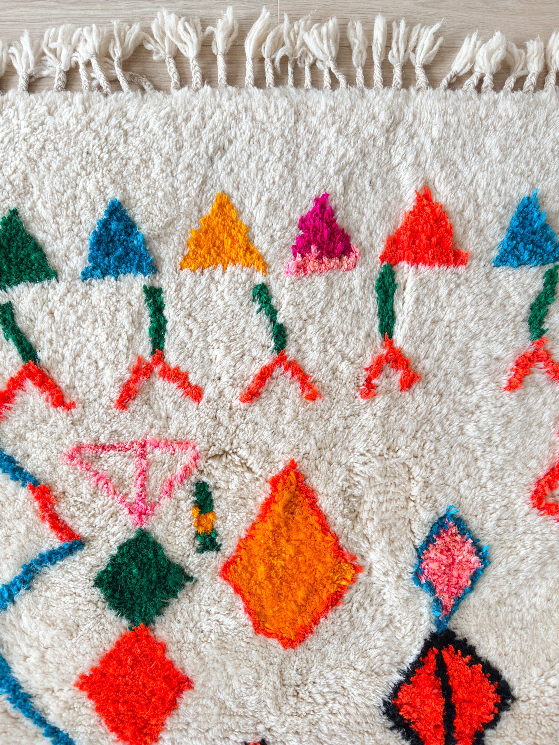 Tapis berbère coloré 105 x 184 cm - n°2358