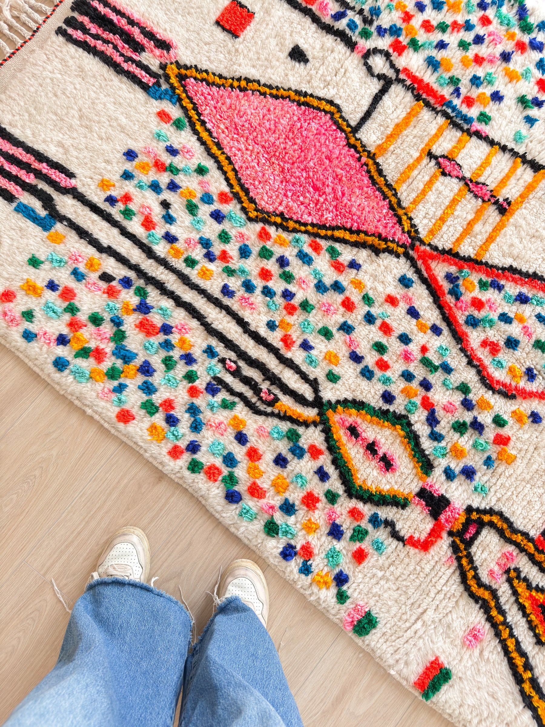 Tapis berbère coloré 137 x 218 cm - n°2400