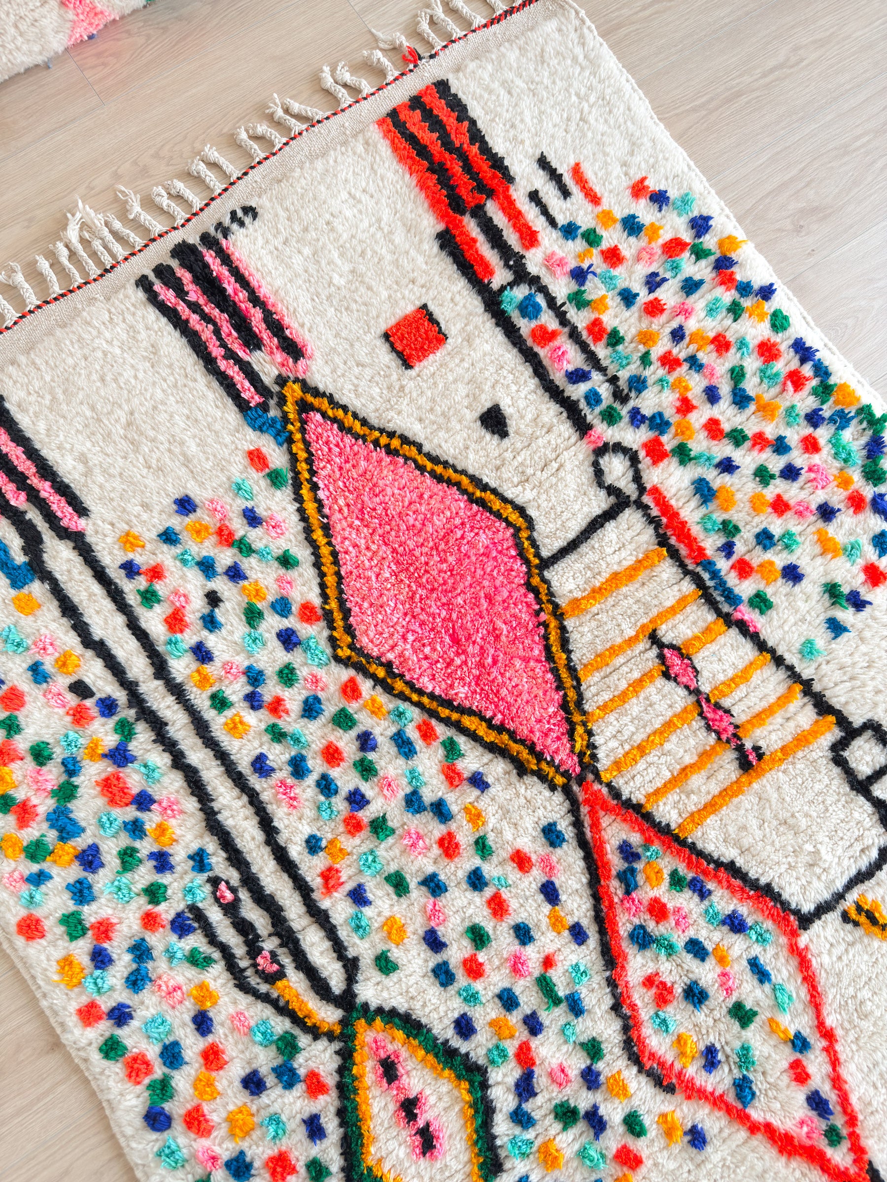 Tapis berbère coloré 137 x 218 cm - n°2400