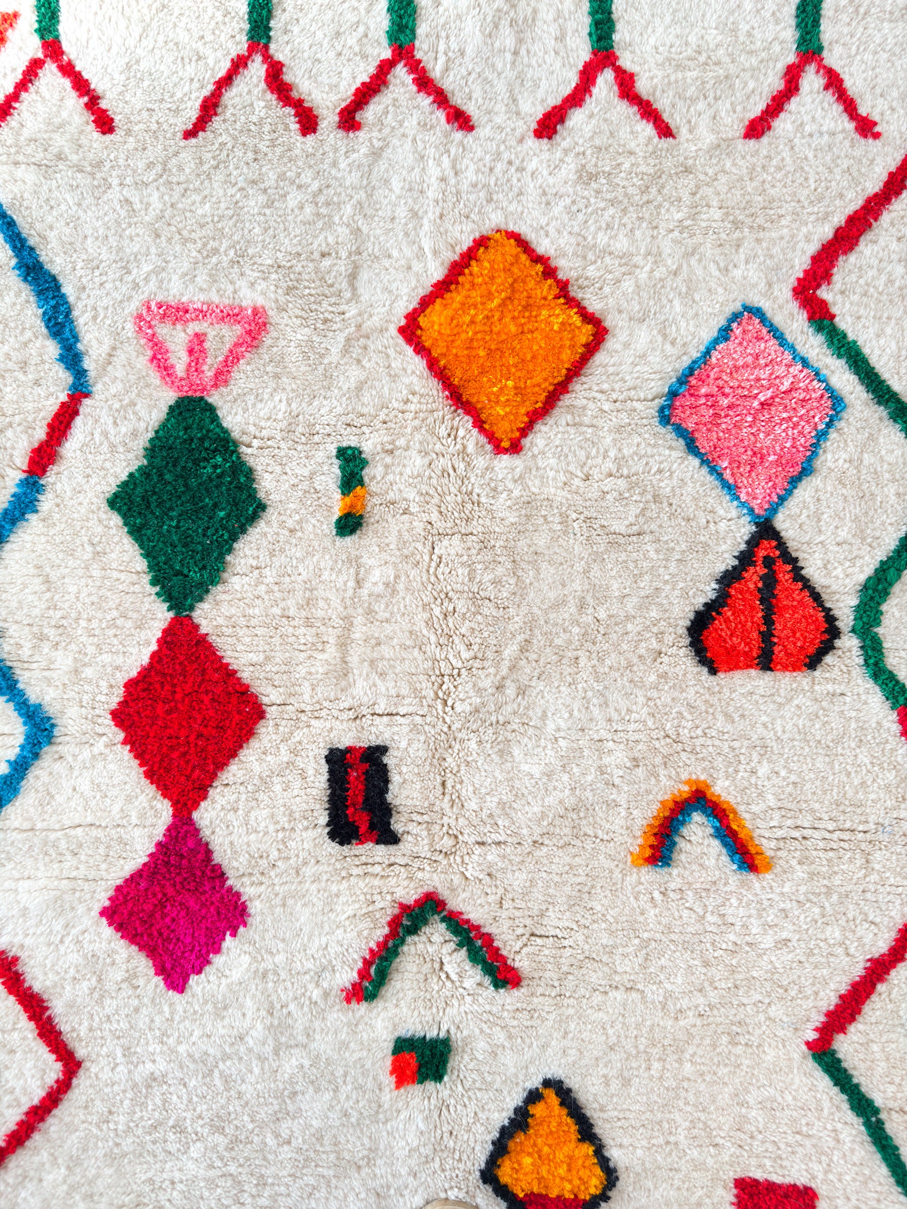 Tapis berbère coloré 141 x 231 cm - n°2359